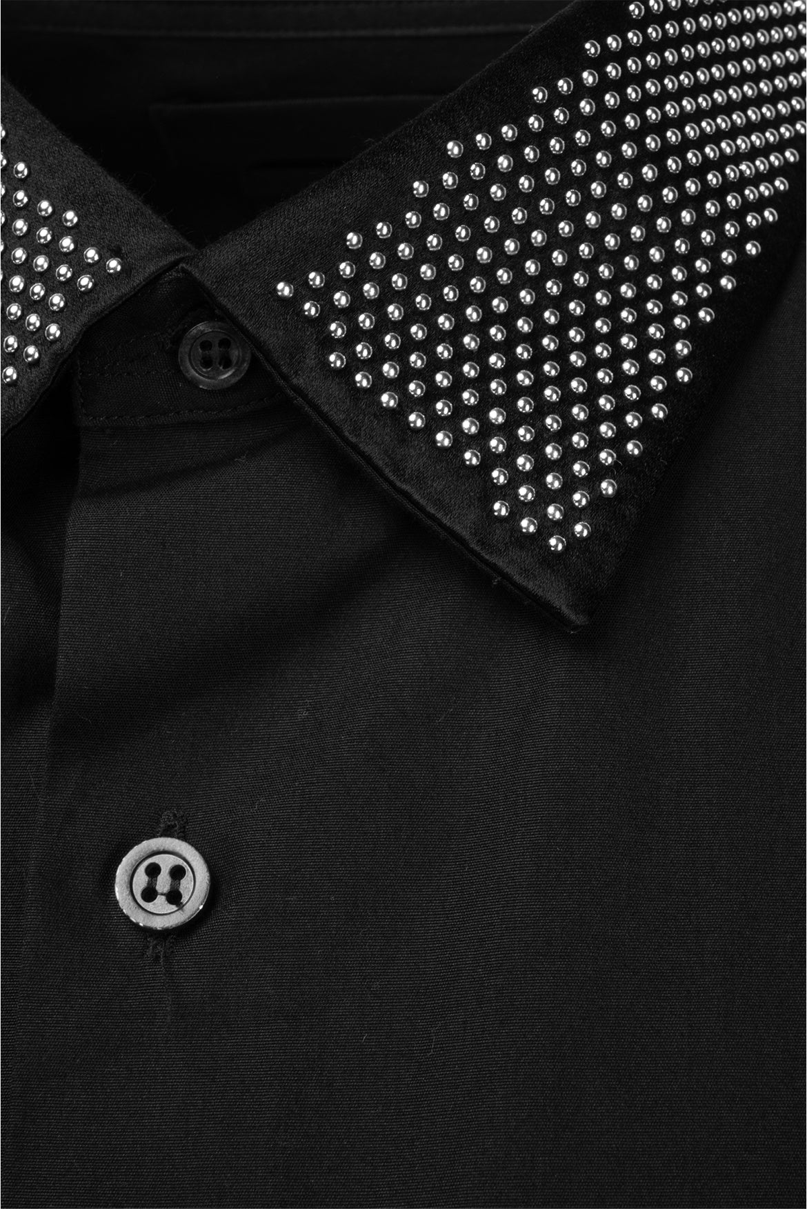 Alexander Mcqueen Size XL Men's 2015 Embellished Collar Shirt Long Sleeve - Image 3