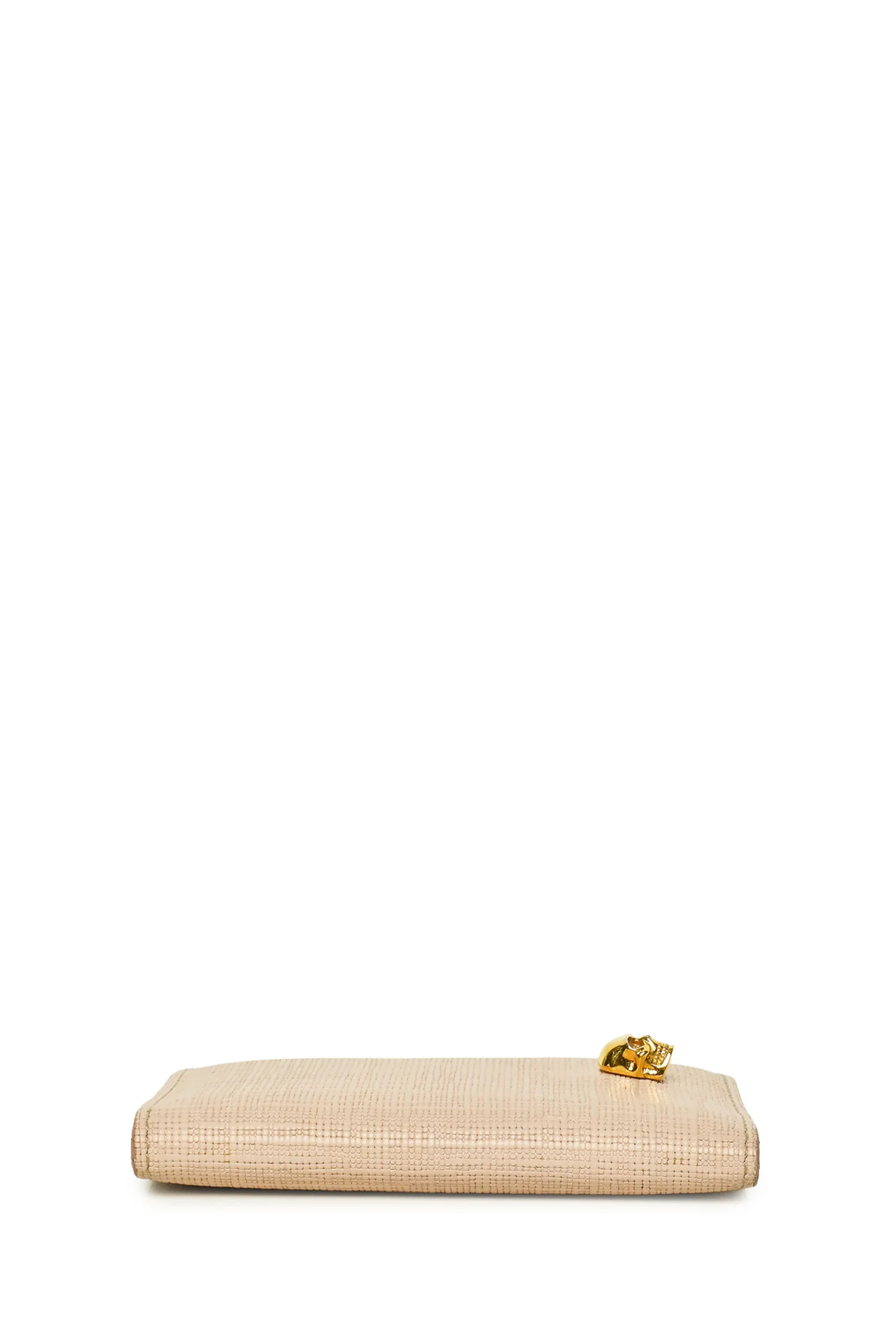 Alexander Mcqueen Skull Bifold Leather Card Holder Wallet - Image 3