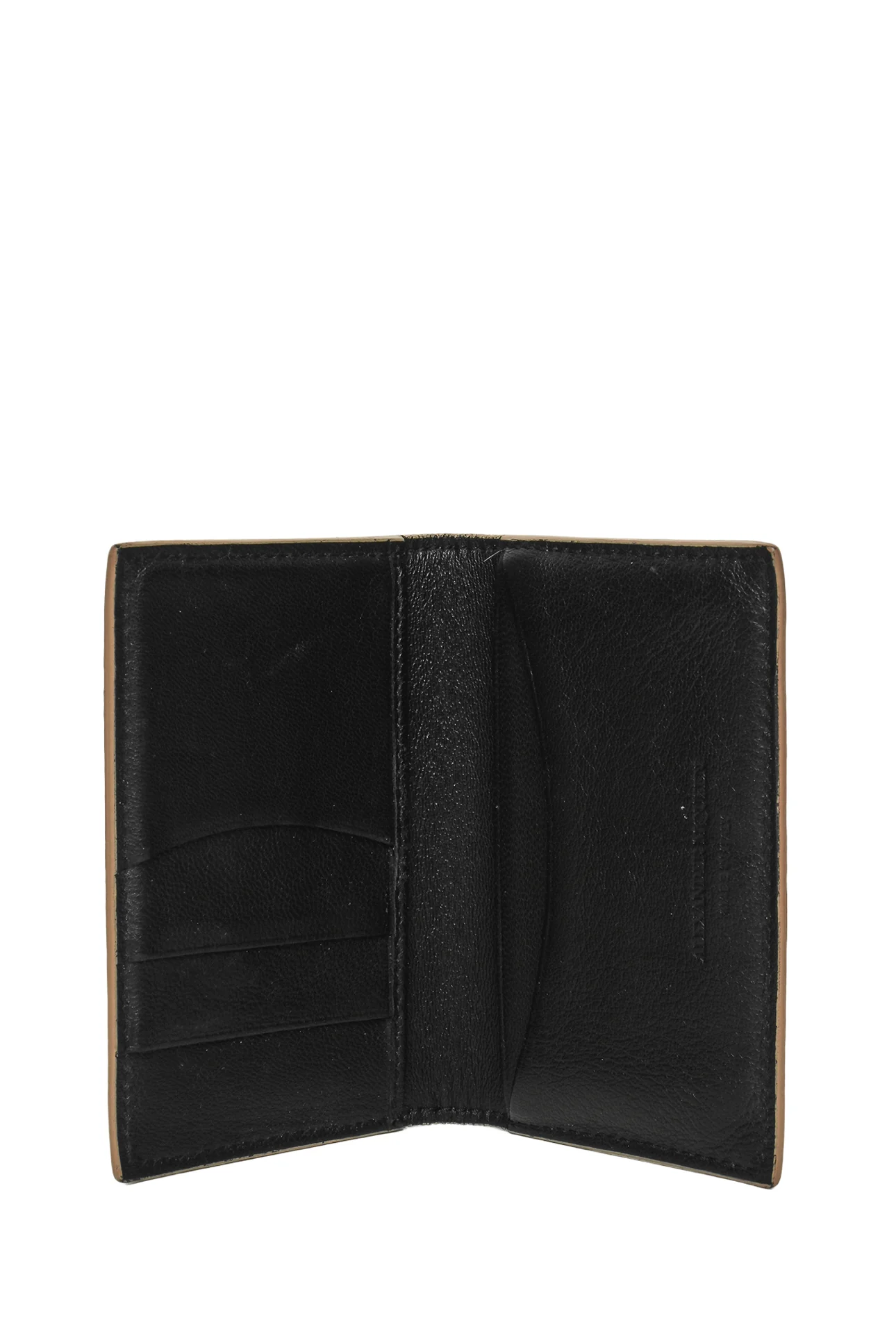 Alexander Mcqueen Skull Bifold Leather Card Holder Wallet - Image 4
