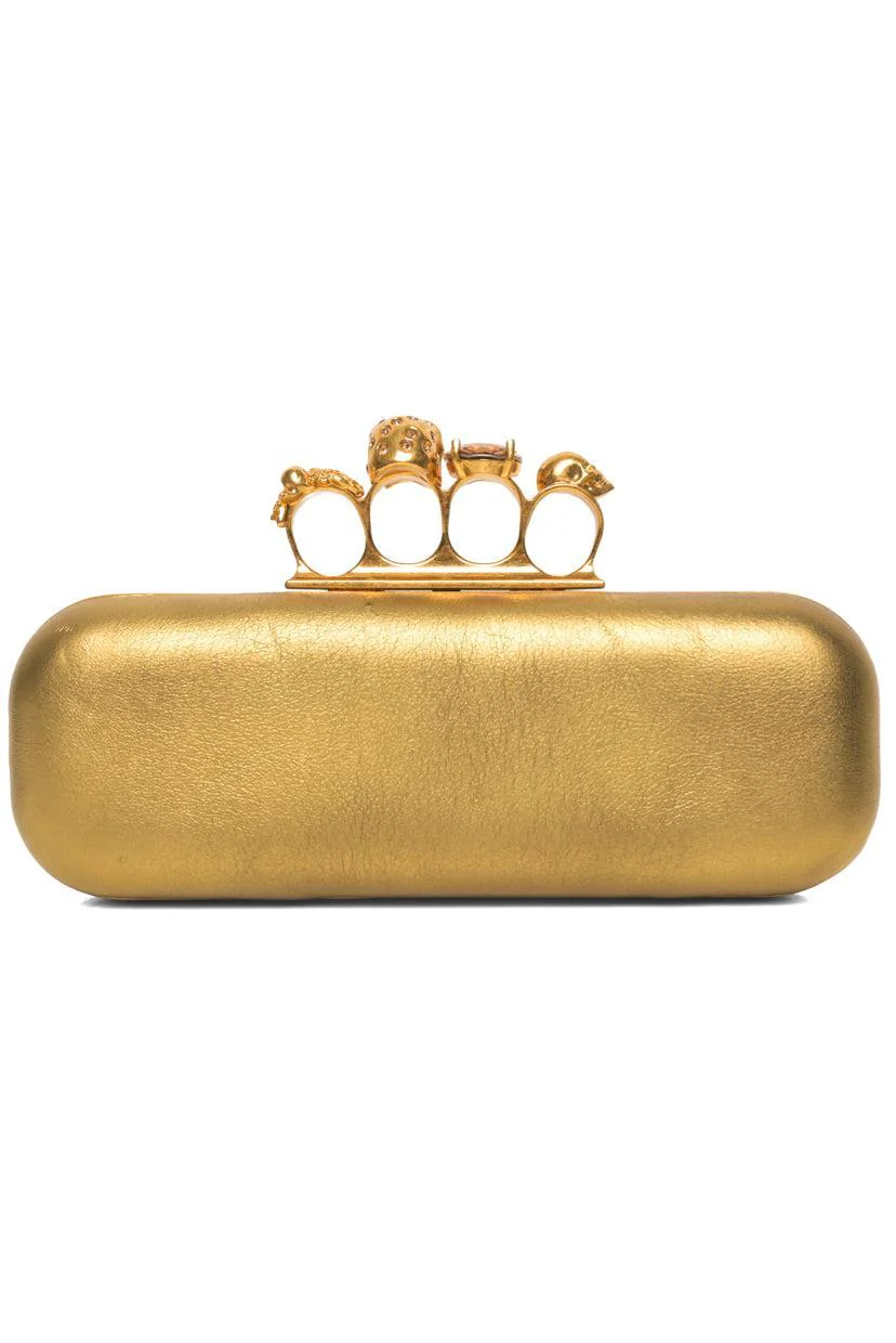 Alexander Mcqueen Skull Knuckle Duster Clutch - Image 3