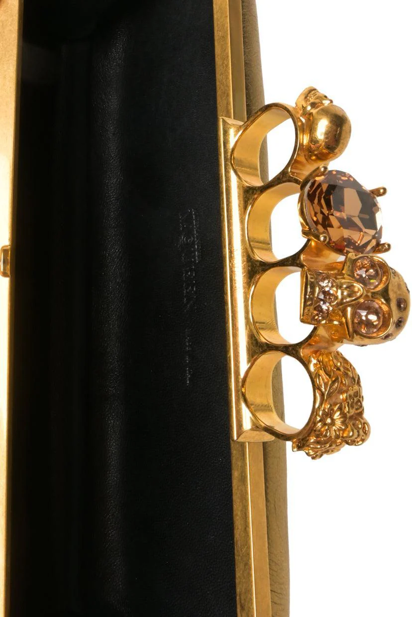 Alexander Mcqueen Skull Knuckle Duster Clutch - Image 7