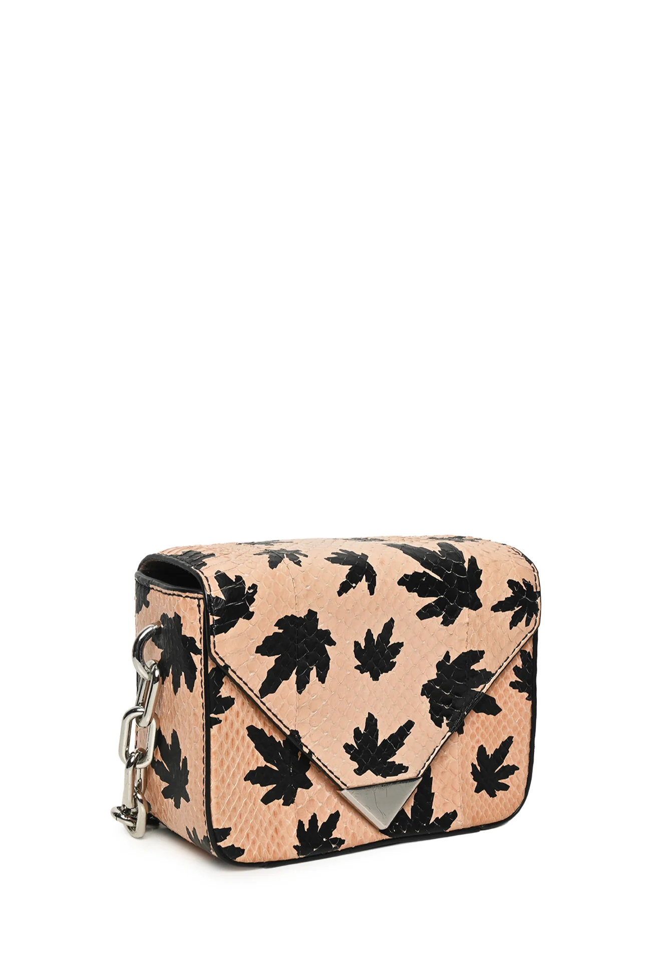 Alexander Wang Leaf Print Mini Prisma Envelope Chain Sling Crossbody - Image 2