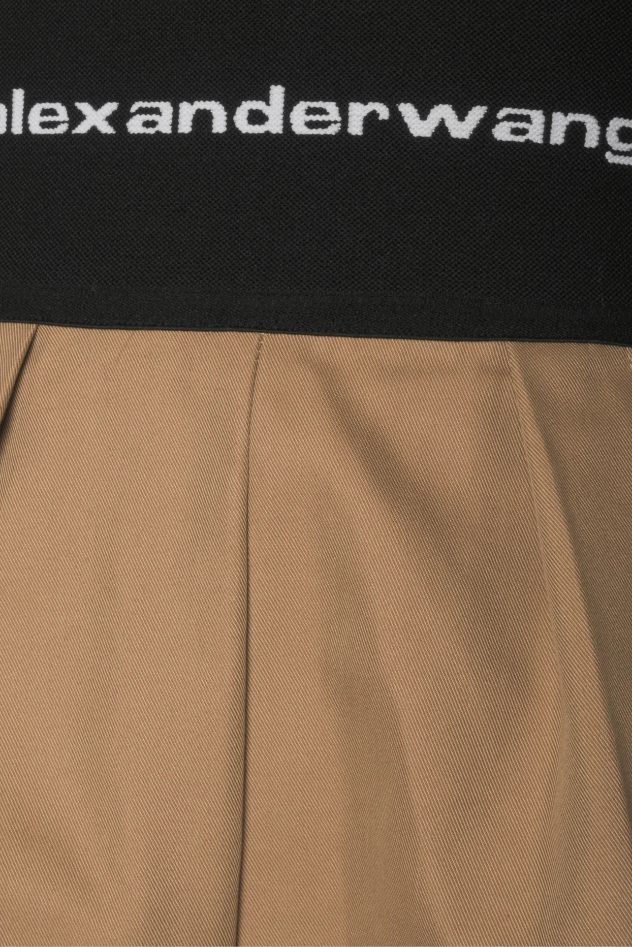 Alexander Wang Size 0 Logo Elastic Safari Shorts - Image 3