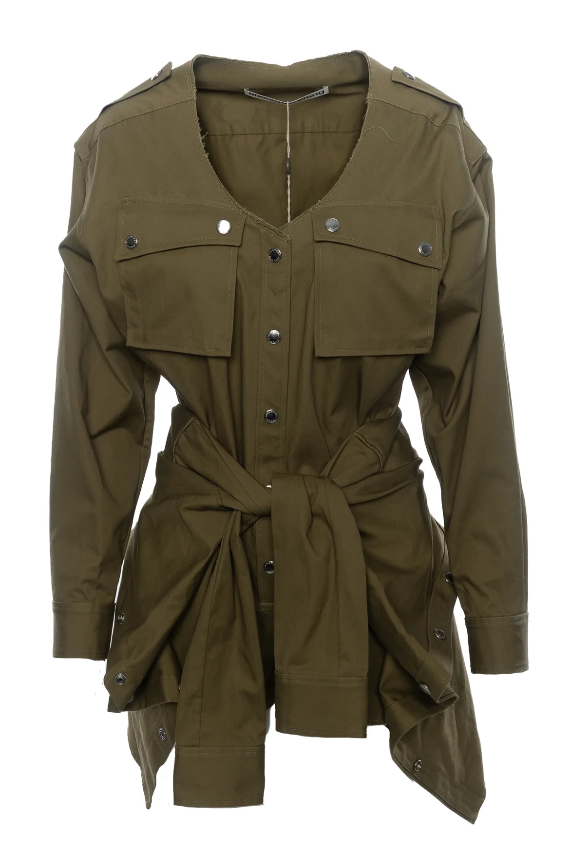 Alexander Wang Size 0 Tied Waist Trench Romper