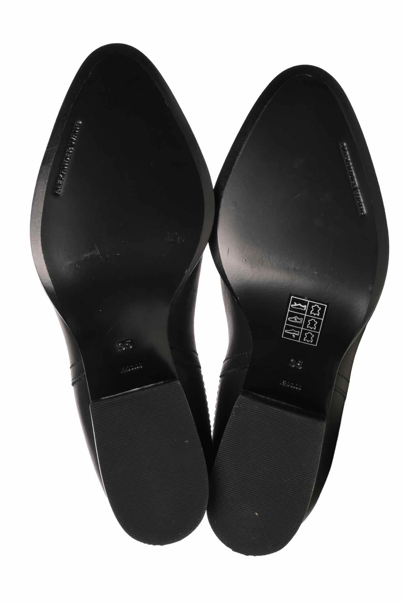 Alexander Wang Size 35 Kori Leather Ankle Boots - Image 5