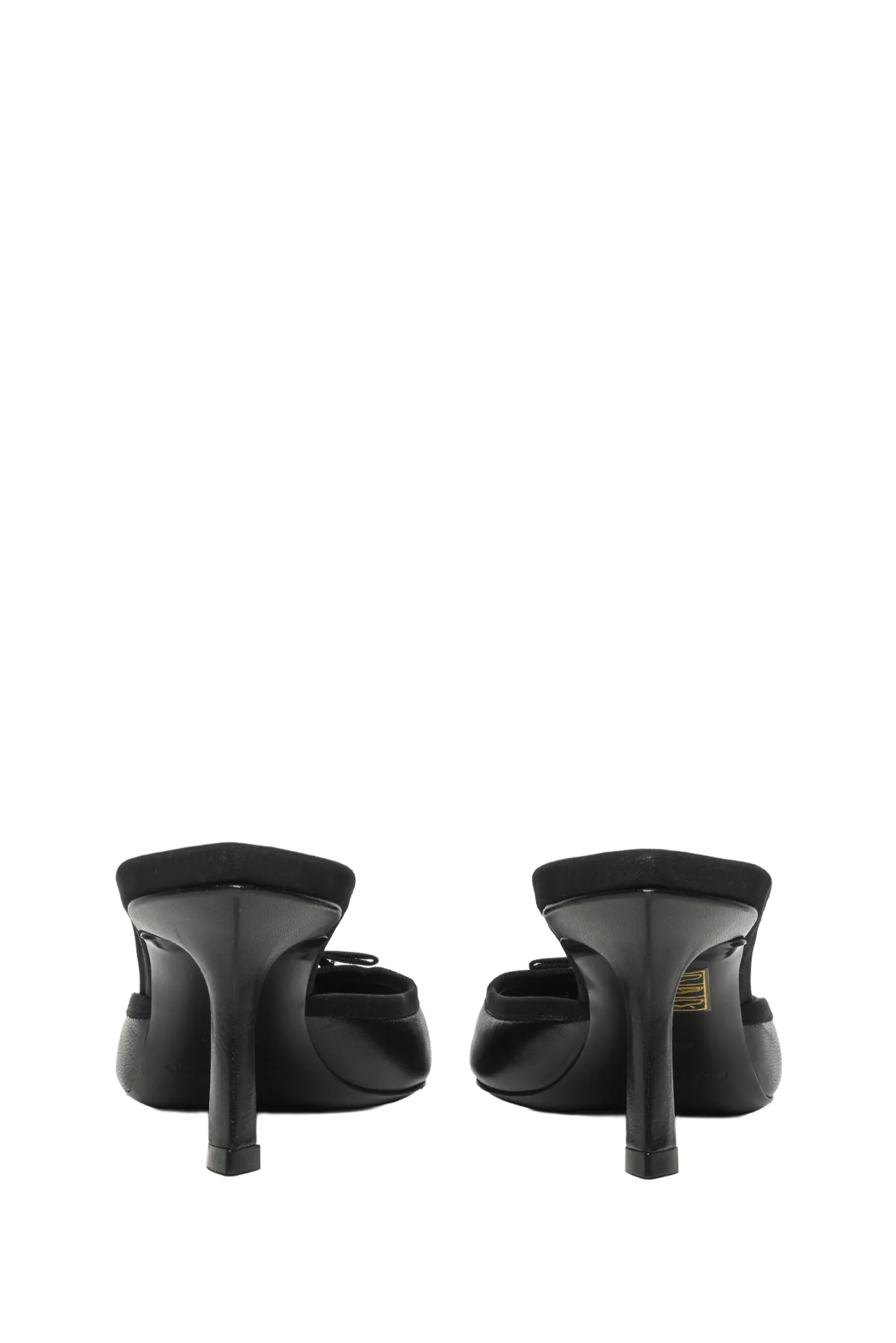 Alexander Wang Size 37 Crystal & Bow Embellished Viola 65 Mules - Image 4