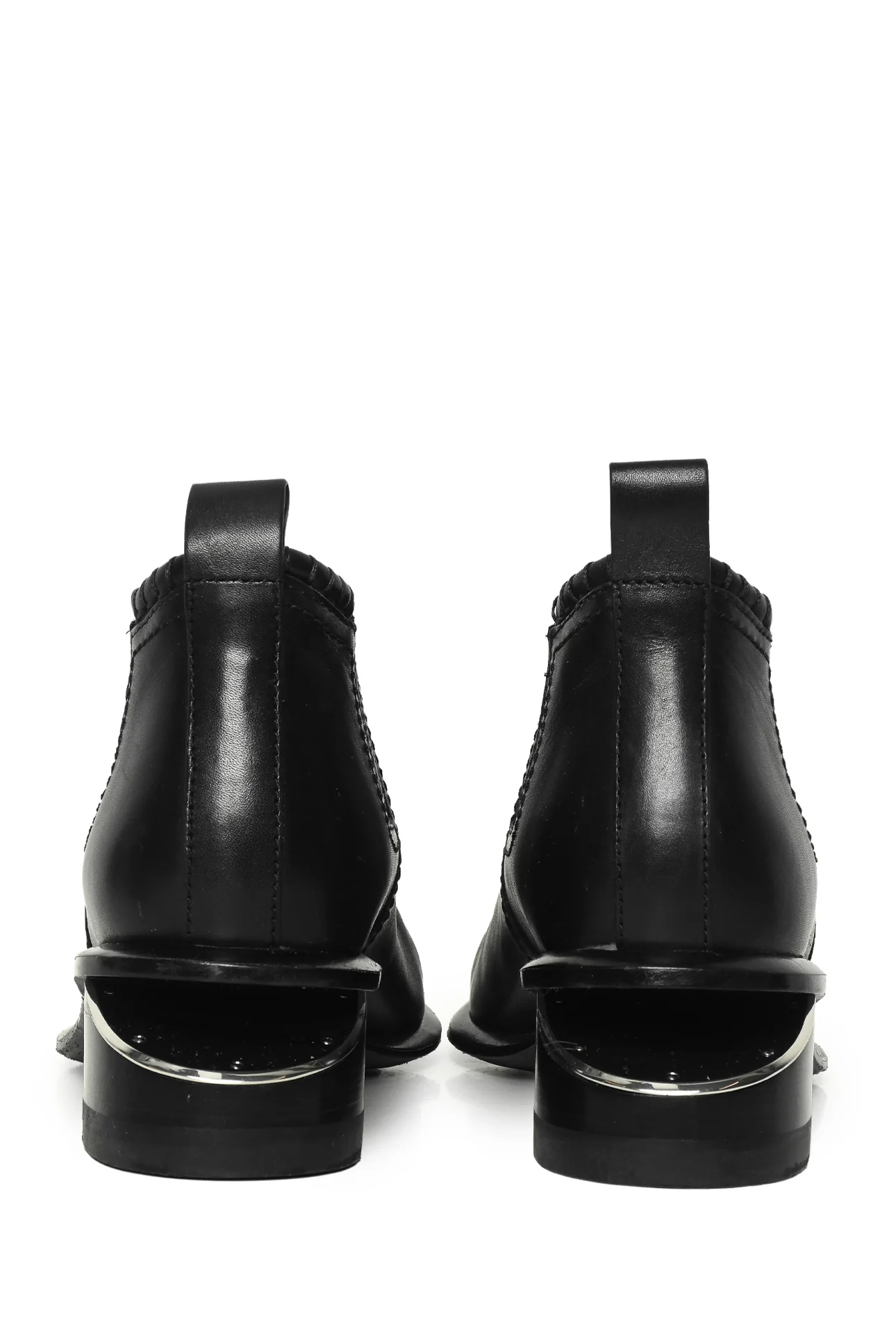 Alexander Wang Size 37 Kori Leather Ankle Boots - Image 4