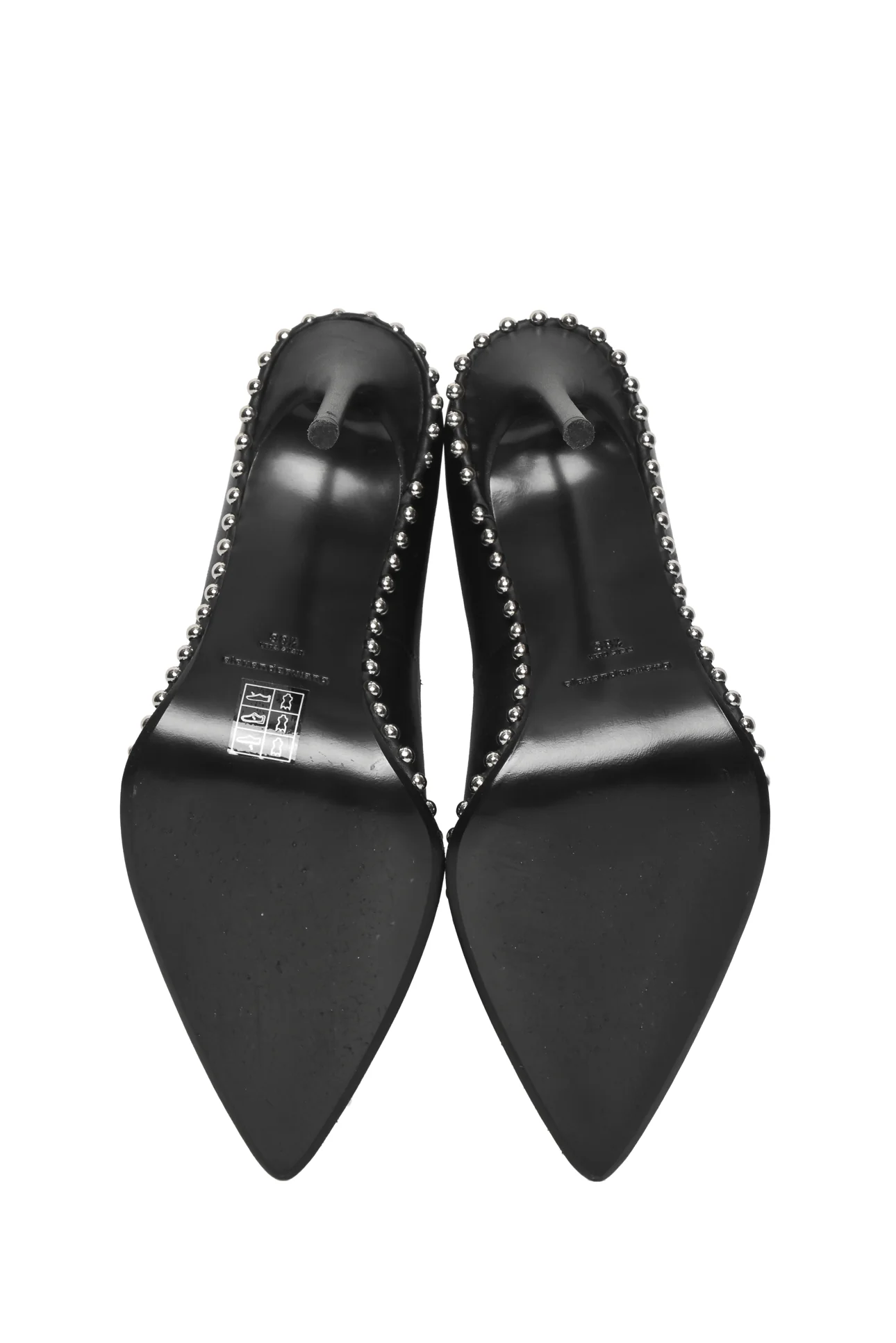 Alexander Wang Size 38.5 Rie Studded Leather Pumps - Image 5