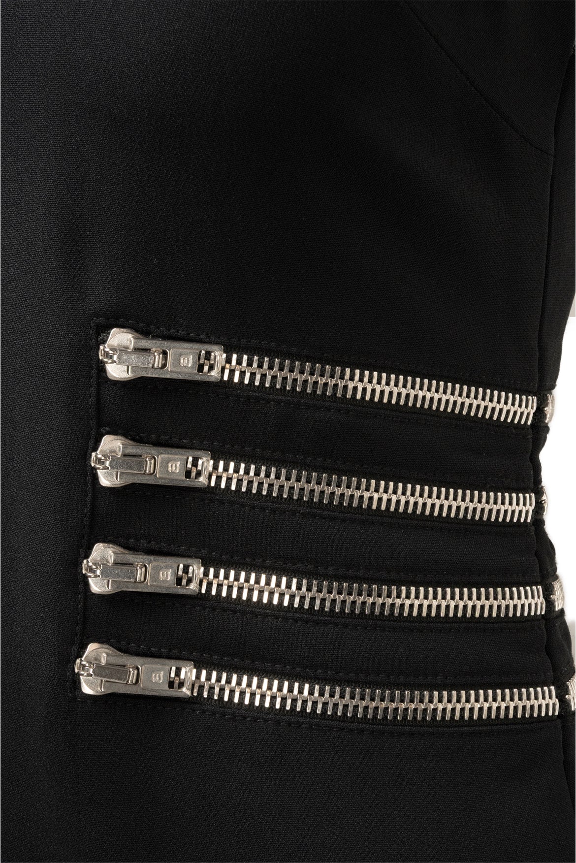 Alexander Wang Size 4 Zipper Waist Mini Dress - Image 3