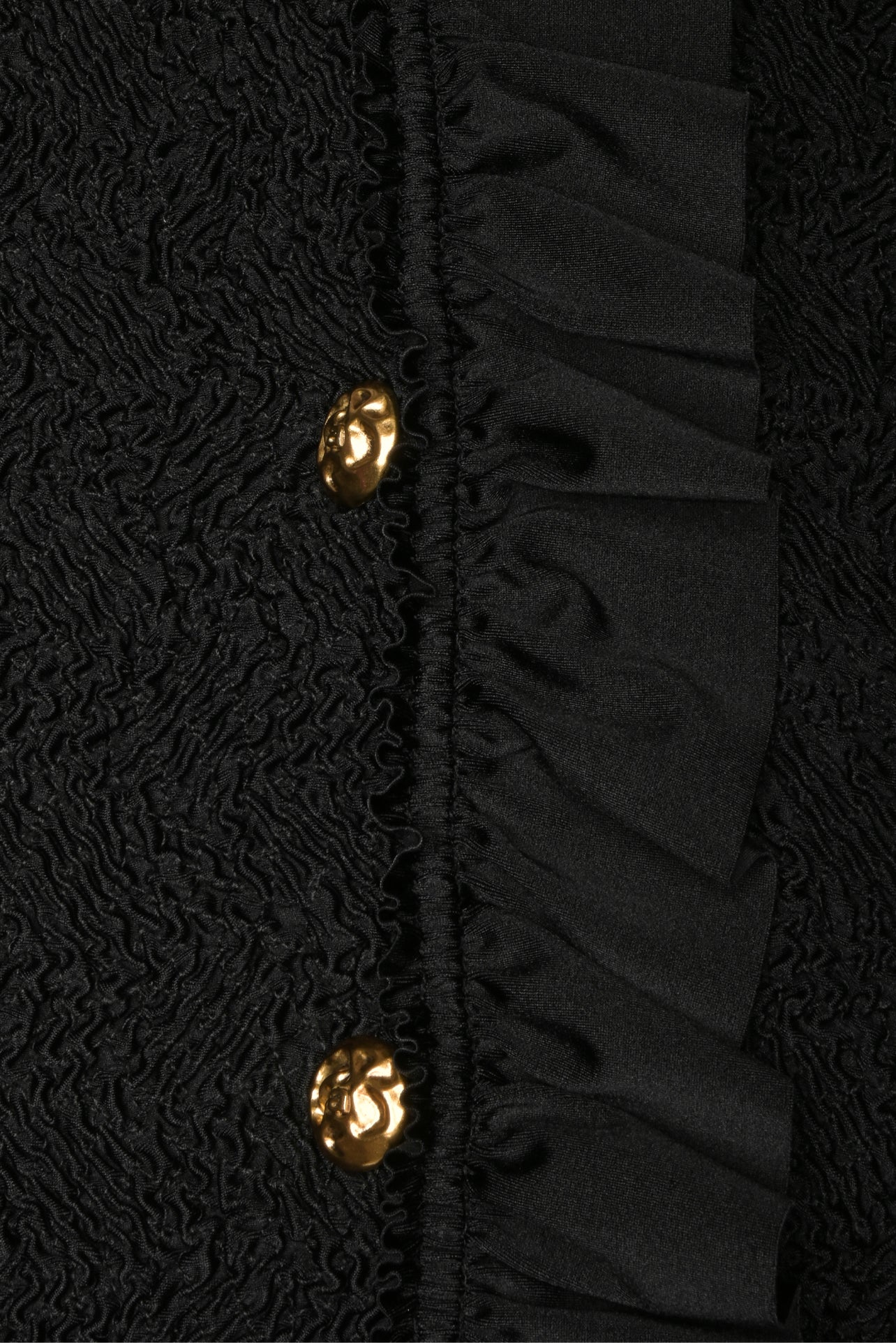 Alexander Wang Size M Long Ruffle Smocked Jersey Jacket - Image 3