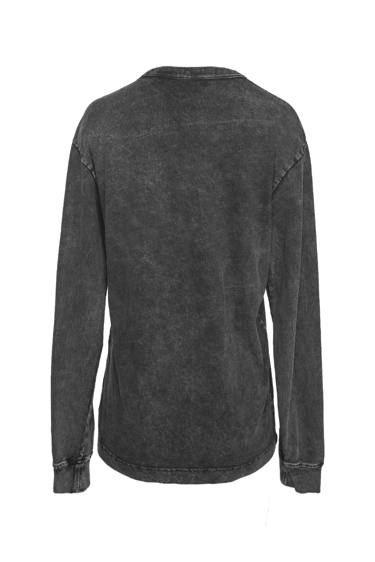 Alexander Wang Size XS Unisex Acid Wash Logo Long Sleeve T-Shirt - Image 2