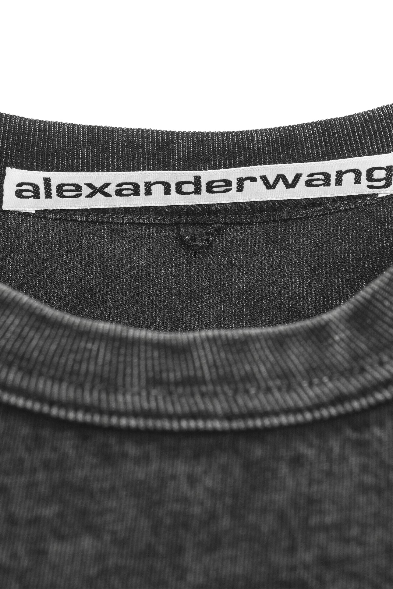 Alexander Wang Size XS Unisex Acid Wash Logo Long Sleeve T-Shirt - Image 3