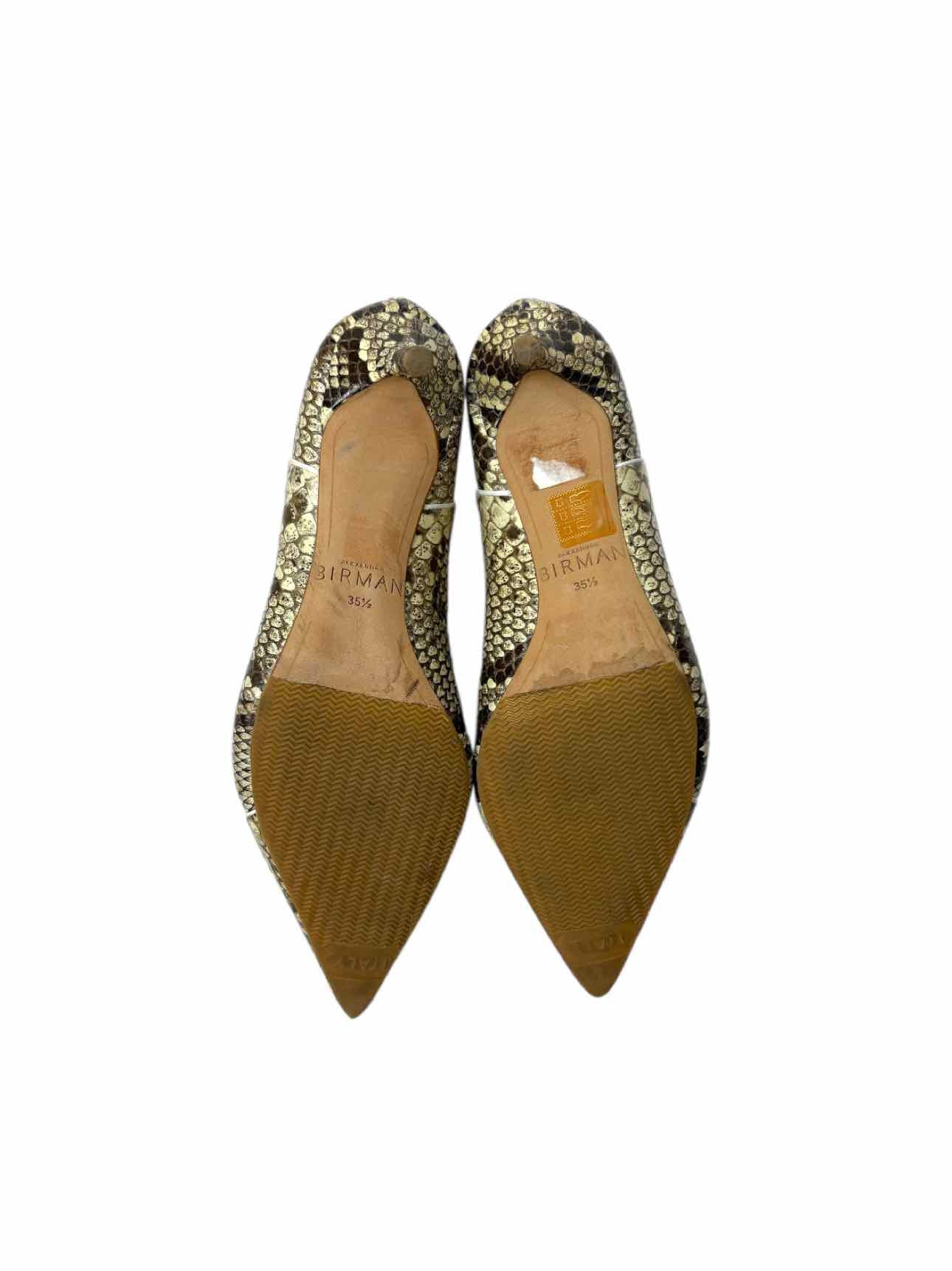 Alexandre Birman Size 35.5 Snake Print Leather Ankle Boots - Image 5