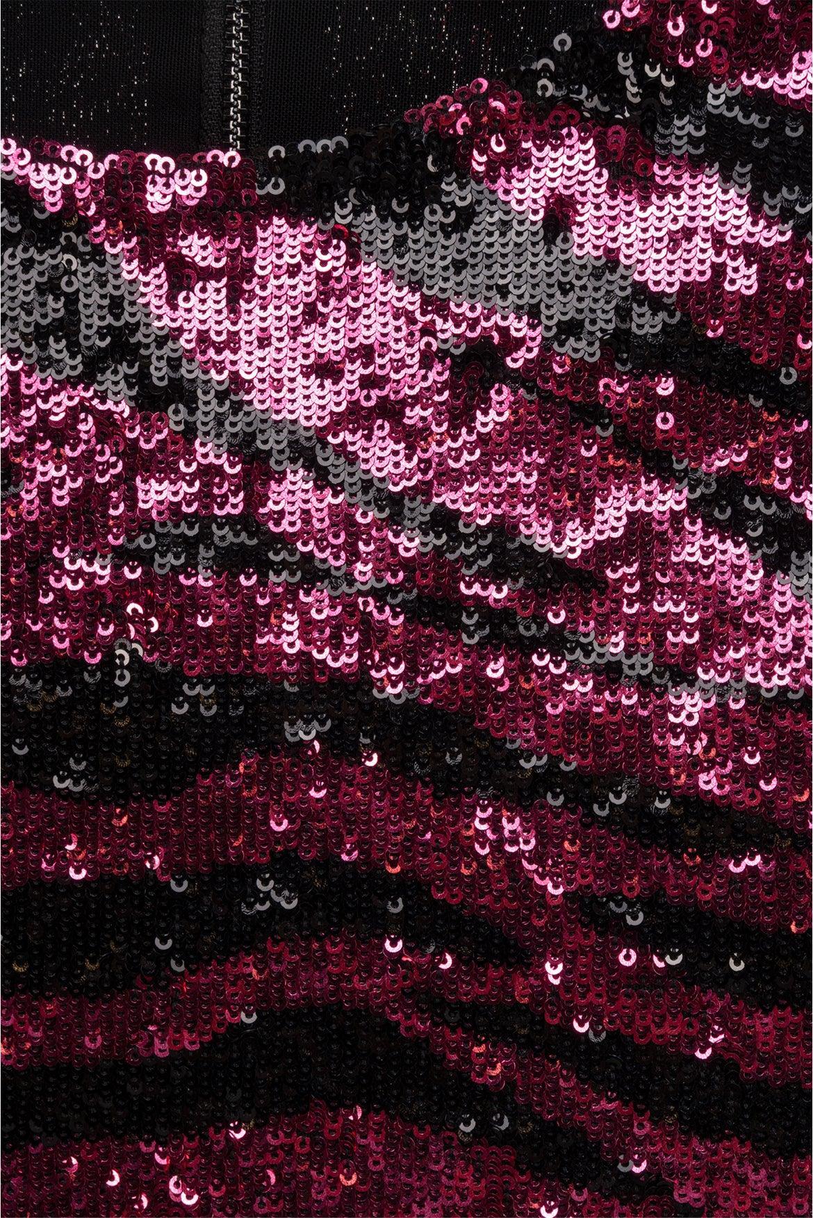 Alice + Olivia Size 0 Nat Sequinned Mini Dress - Image 3