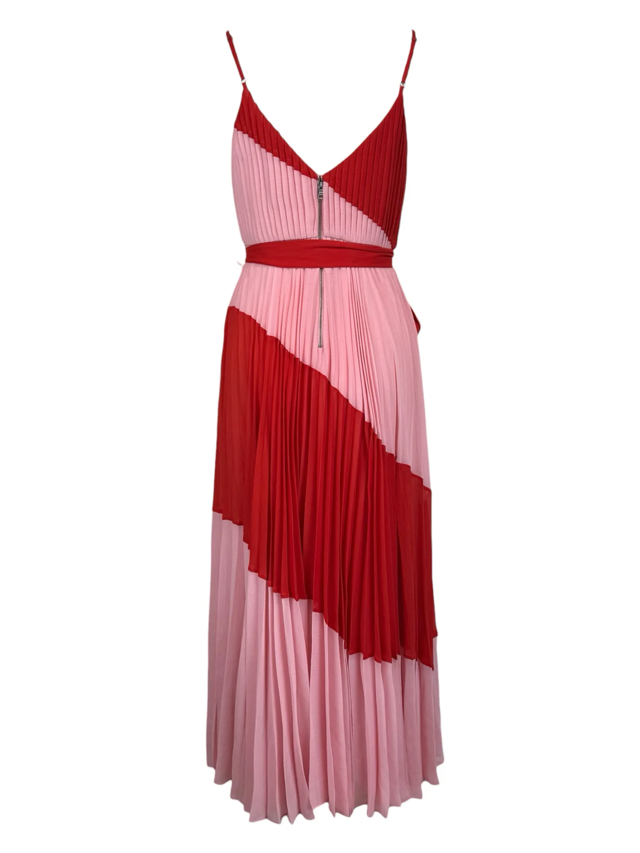 Alice + Olivia Size 2 Pleated Colorblock Dress - Image 2