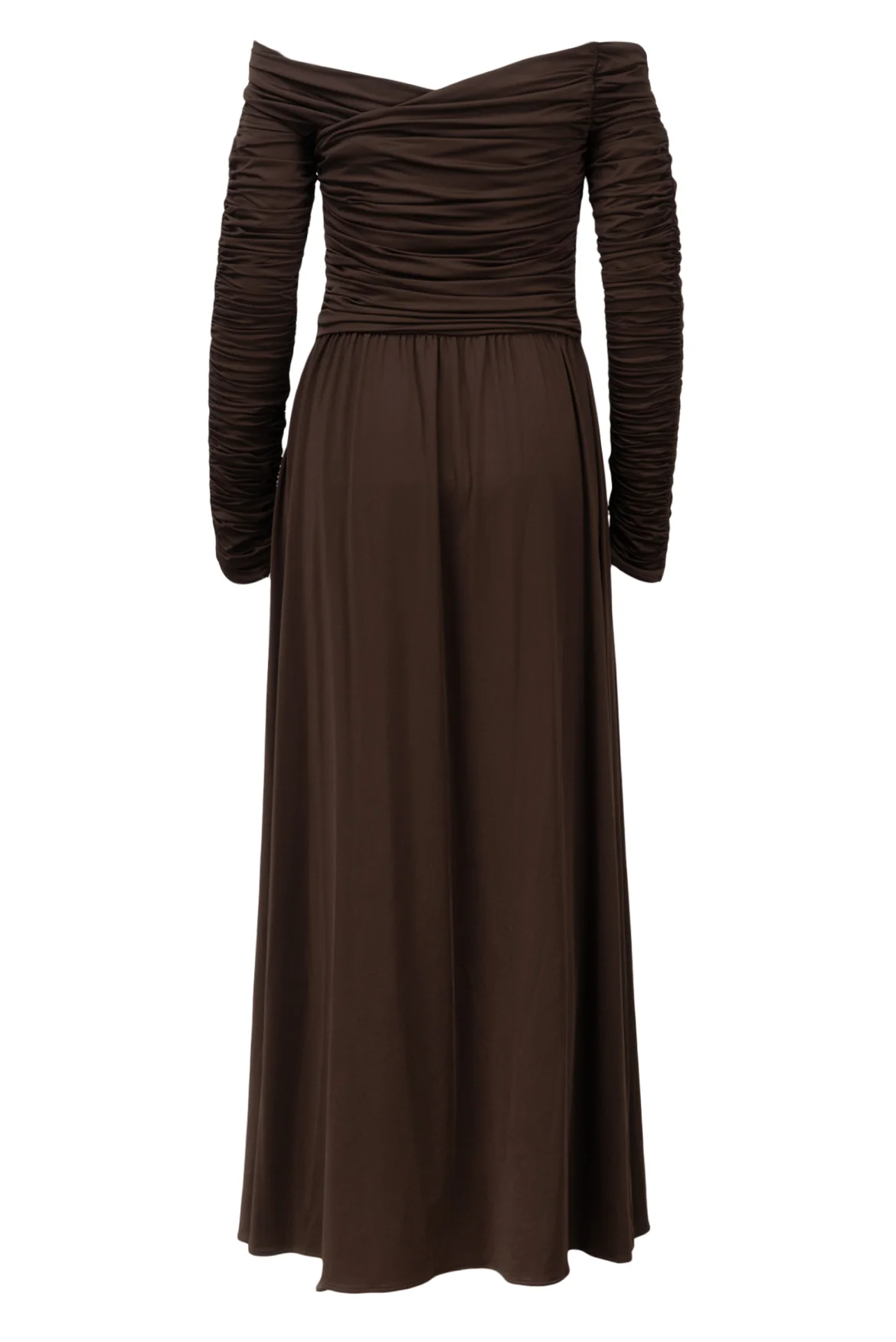 Altuzarra Size 40 Charlotte Off The Shoulder Ruched Maxi Dress - Image 2