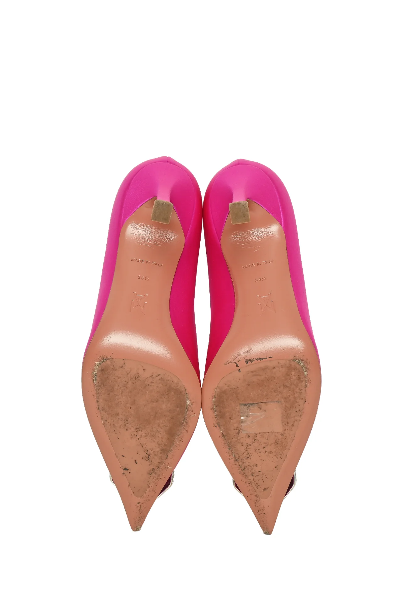 Amina Muaddi Size 36.5 Camelia Pump 90 Pumps - Image 6