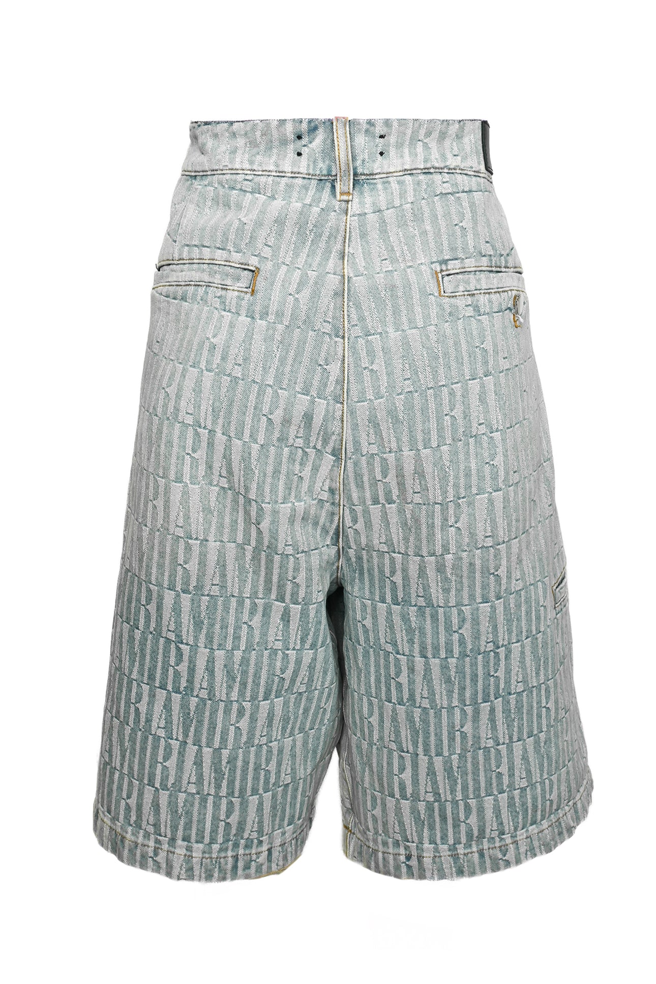 Amiri Size 38 Men's Logo Denim Shorts - Image 2