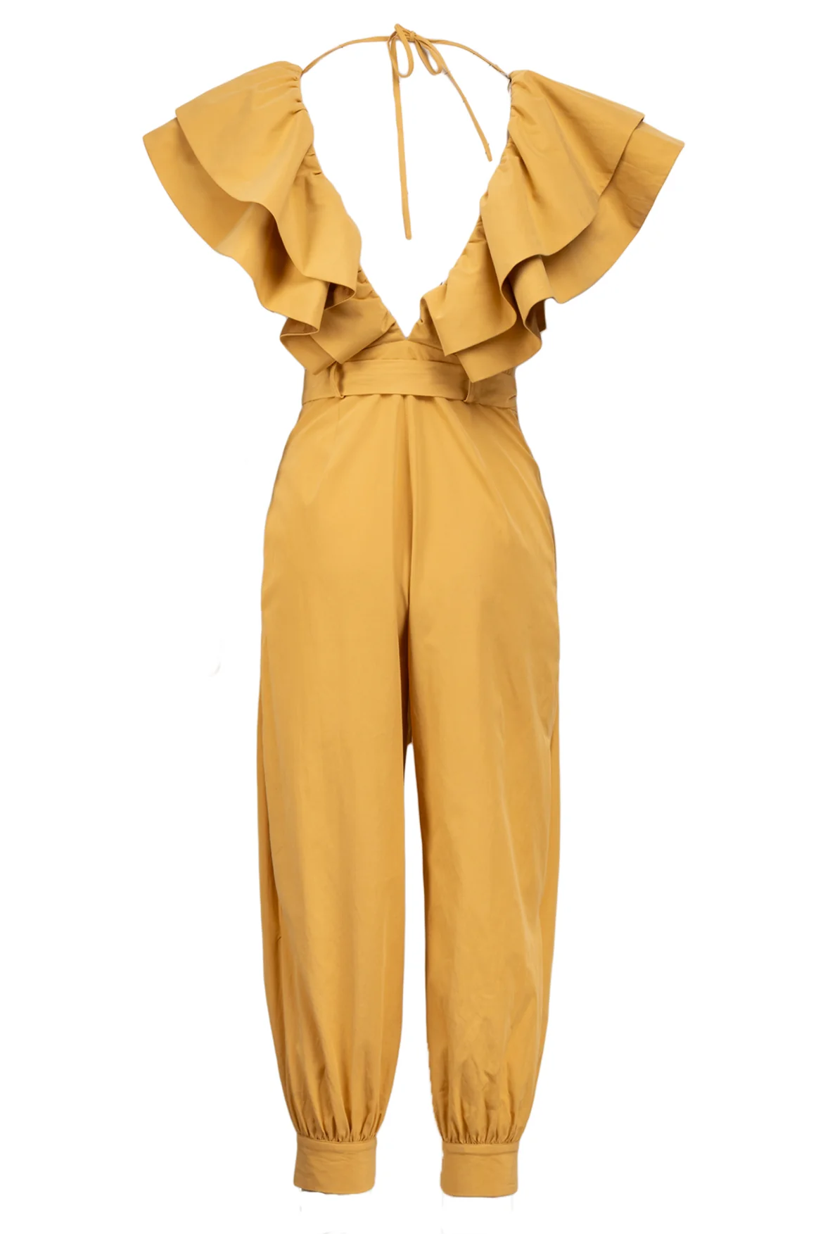 AMUR Size 2 Michalina Ruffled Trim Jumpsuit - Image 2
