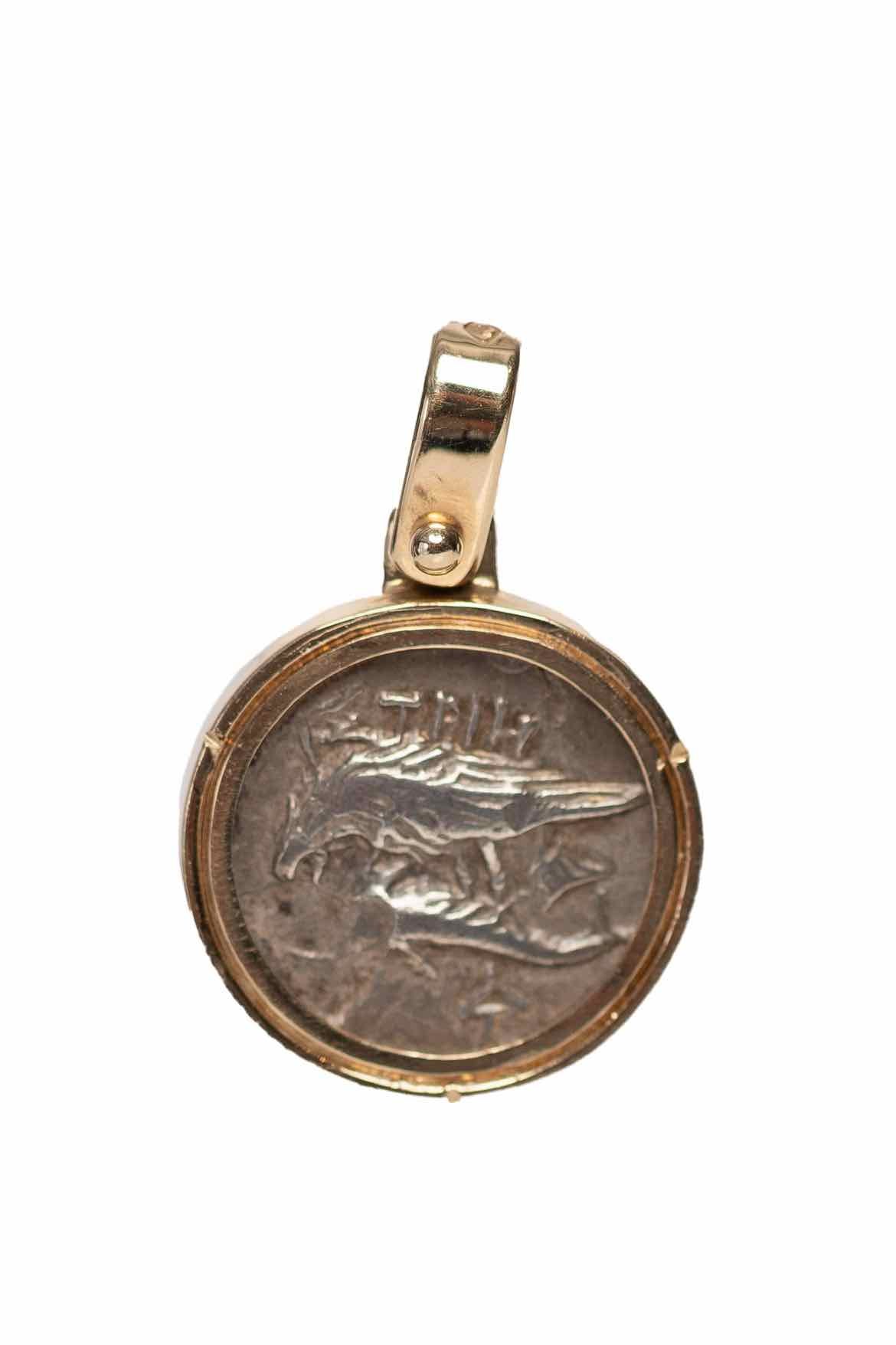 Ancient Greek Gemini Coin Pendant - Image 2