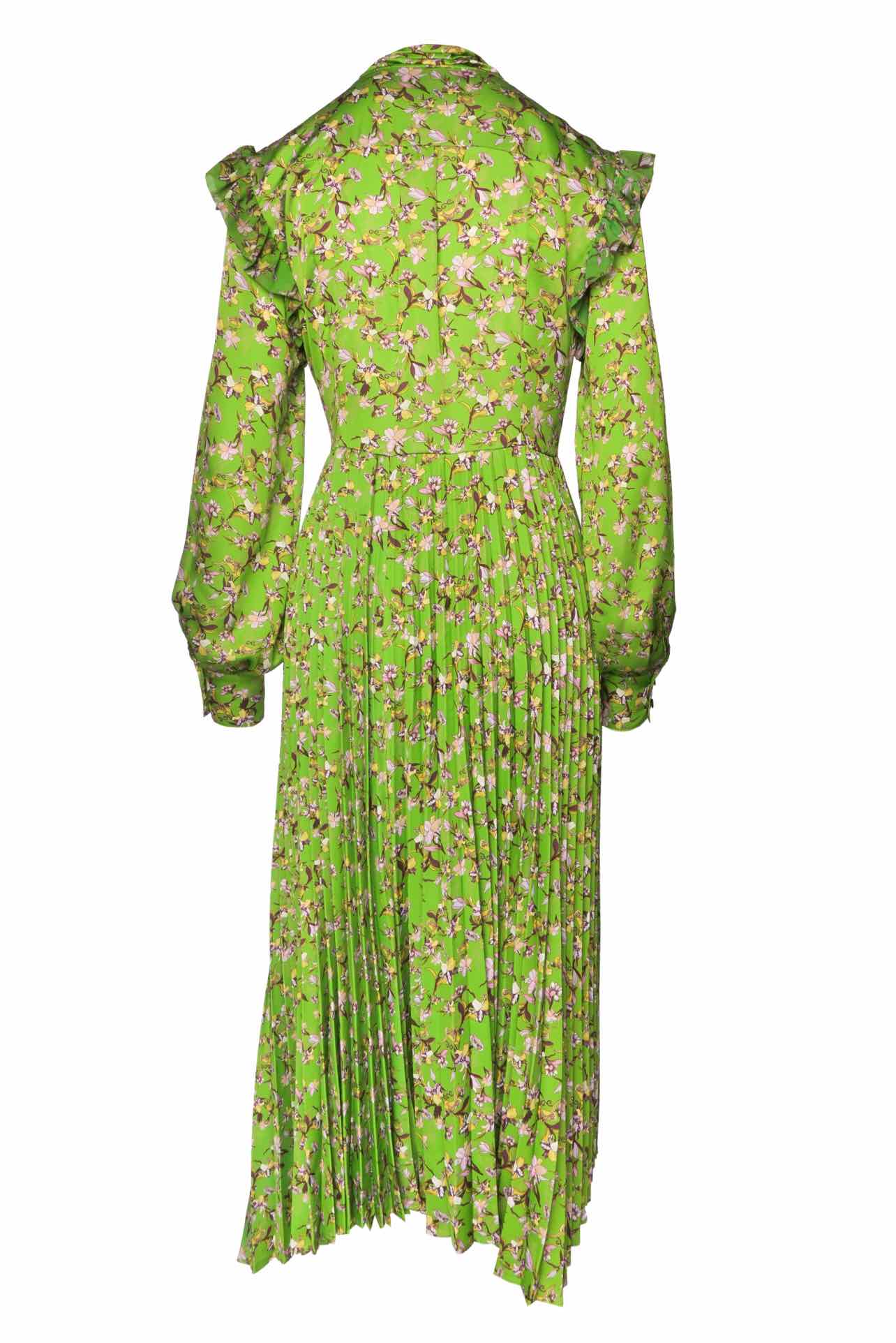 Andersson Bell Size M Floral Pleated Midi Dress - Image 2