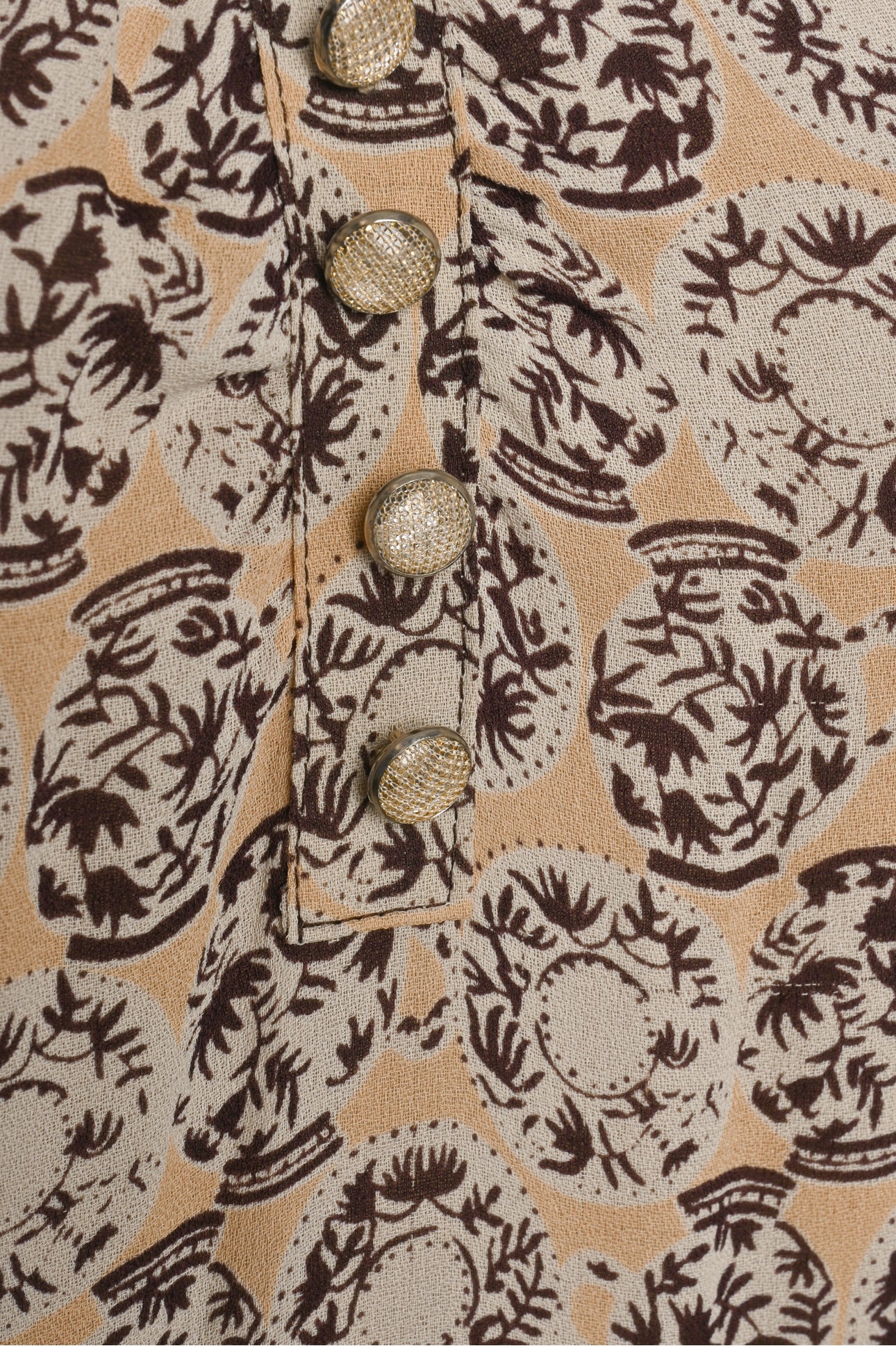 Anna Sui Size 2 Pattern Maxi Dress - Image 3