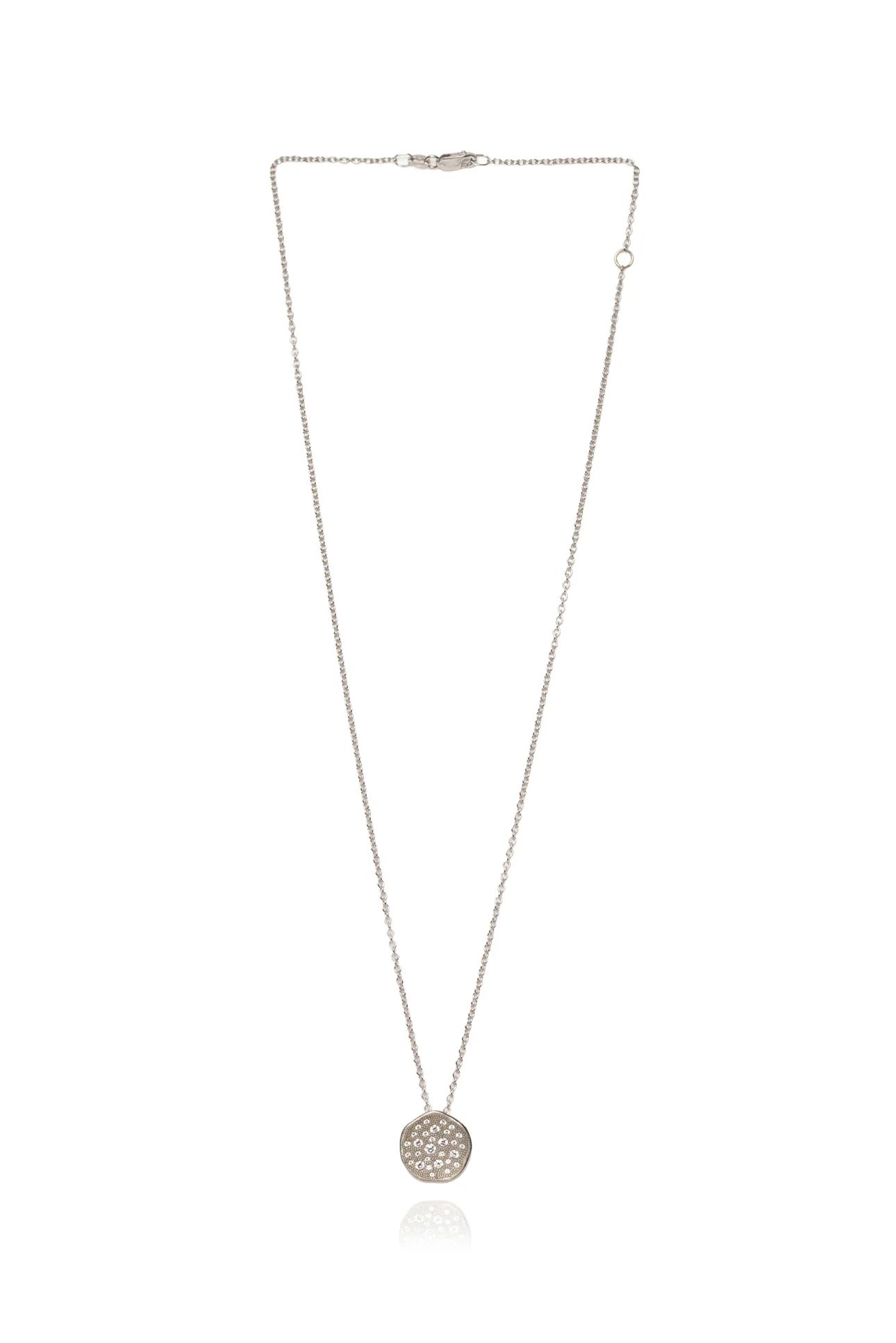 Anne Sportun 14k White Gold Medium Stardust Pendant Necklace - Image 2