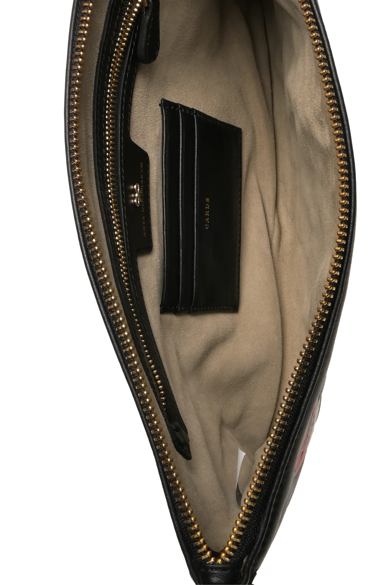 Anya Hindmarch Leather Graphic Clutch - Image 5