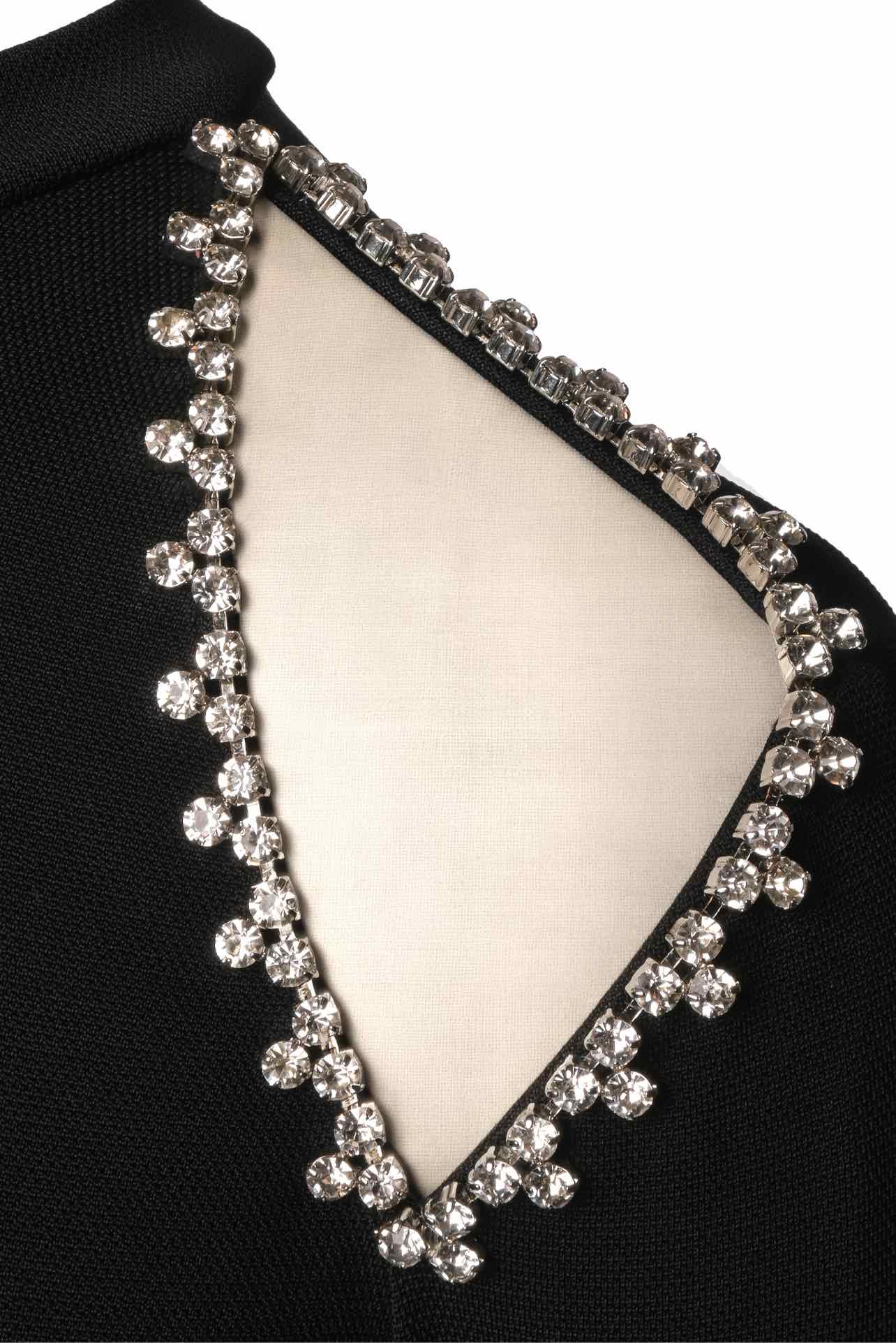 Area Size XS Crystal Cutout Bodysuit - Image 3