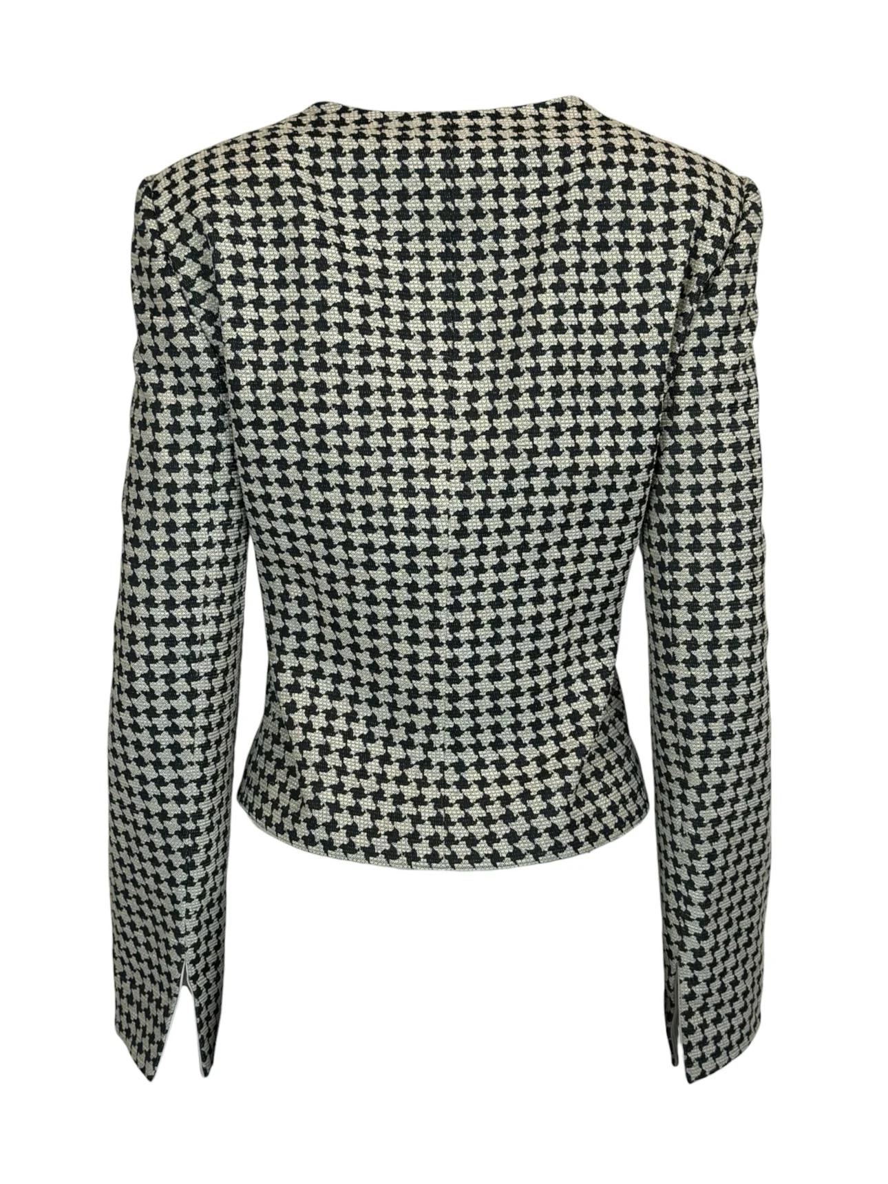 Armani Collezioni Size 48 Vintage Houndstooth Jacket - Image 2