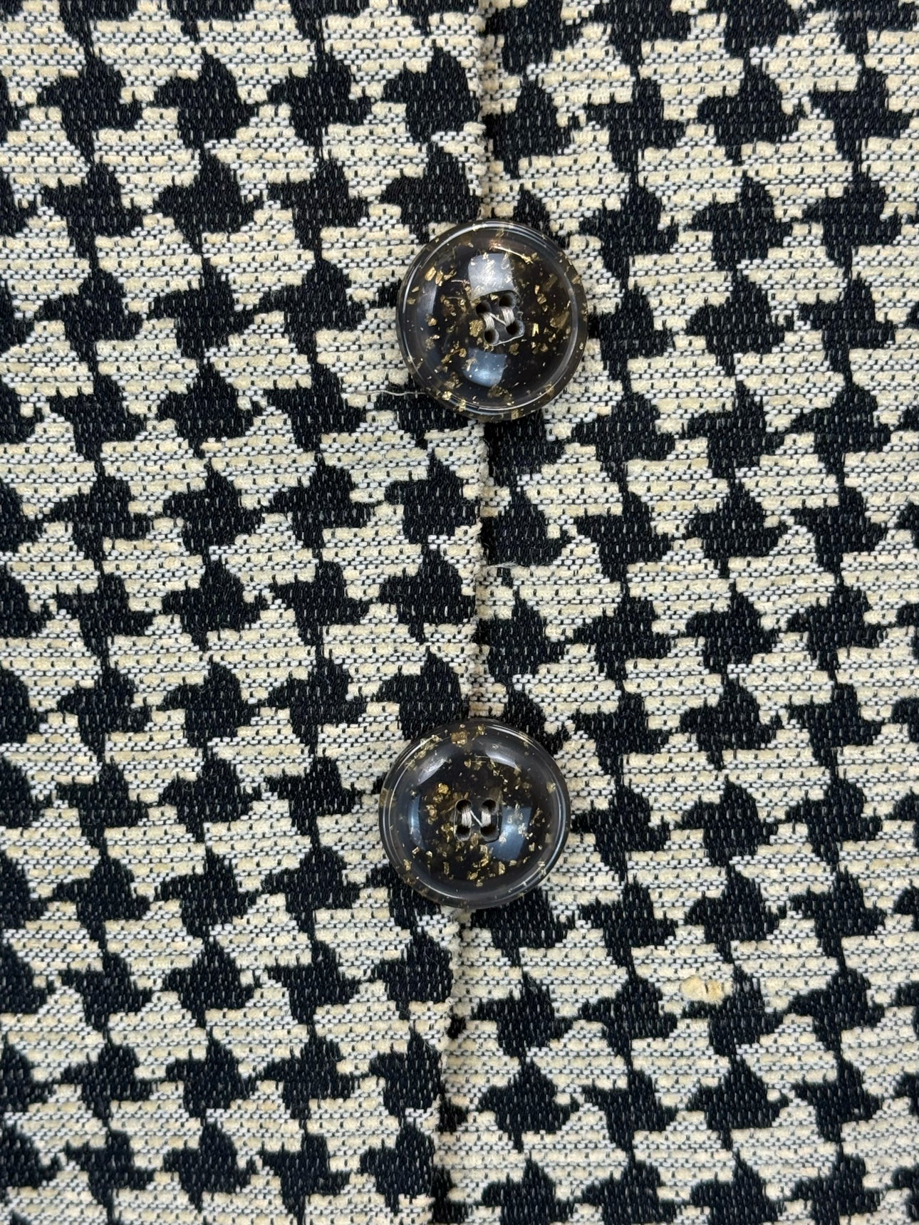 Armani Collezioni Size 48 Vintage Houndstooth Jacket - Image 3