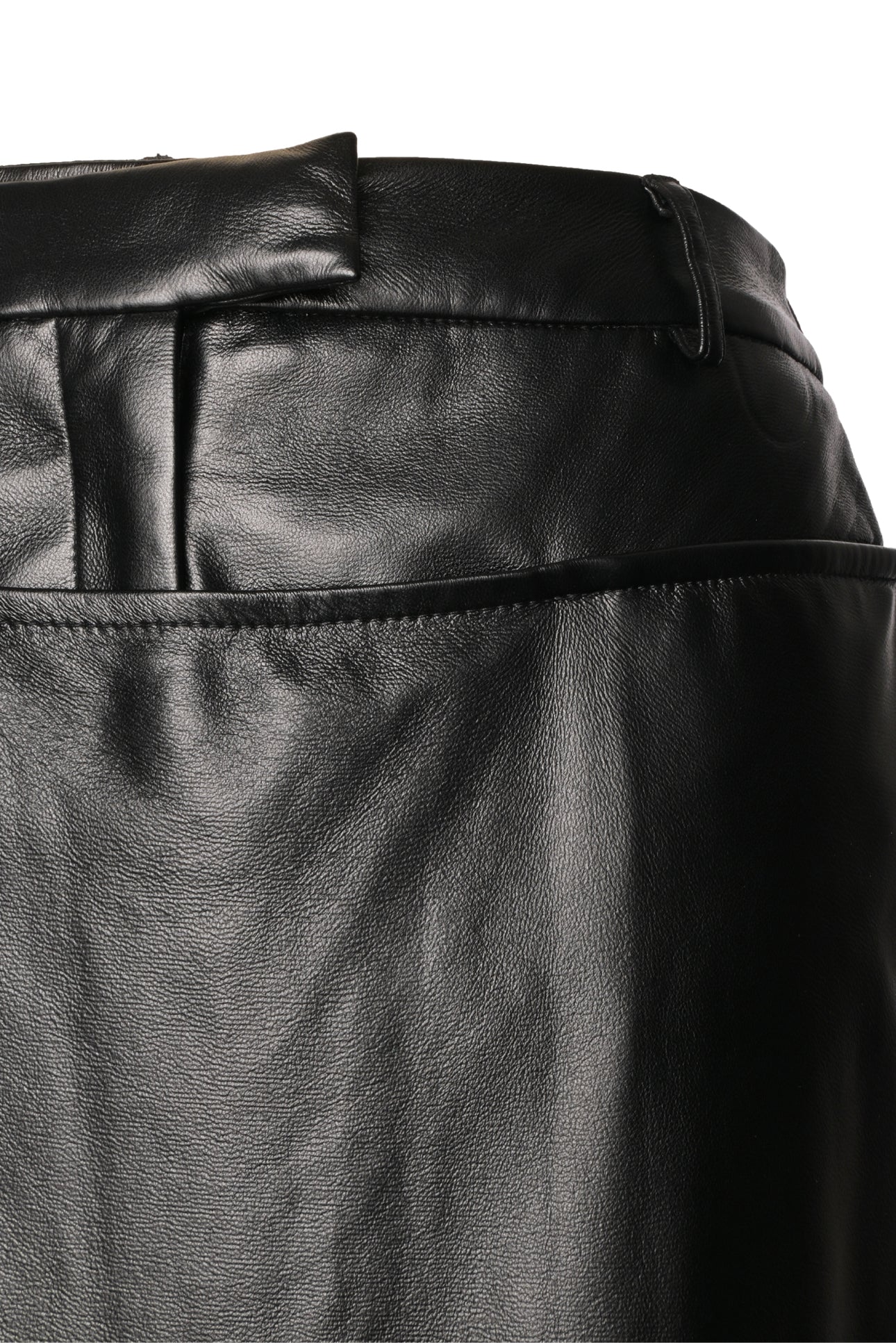 Aya Muse Size S Elfi Faux Leather Maxi Skirt - Image 3