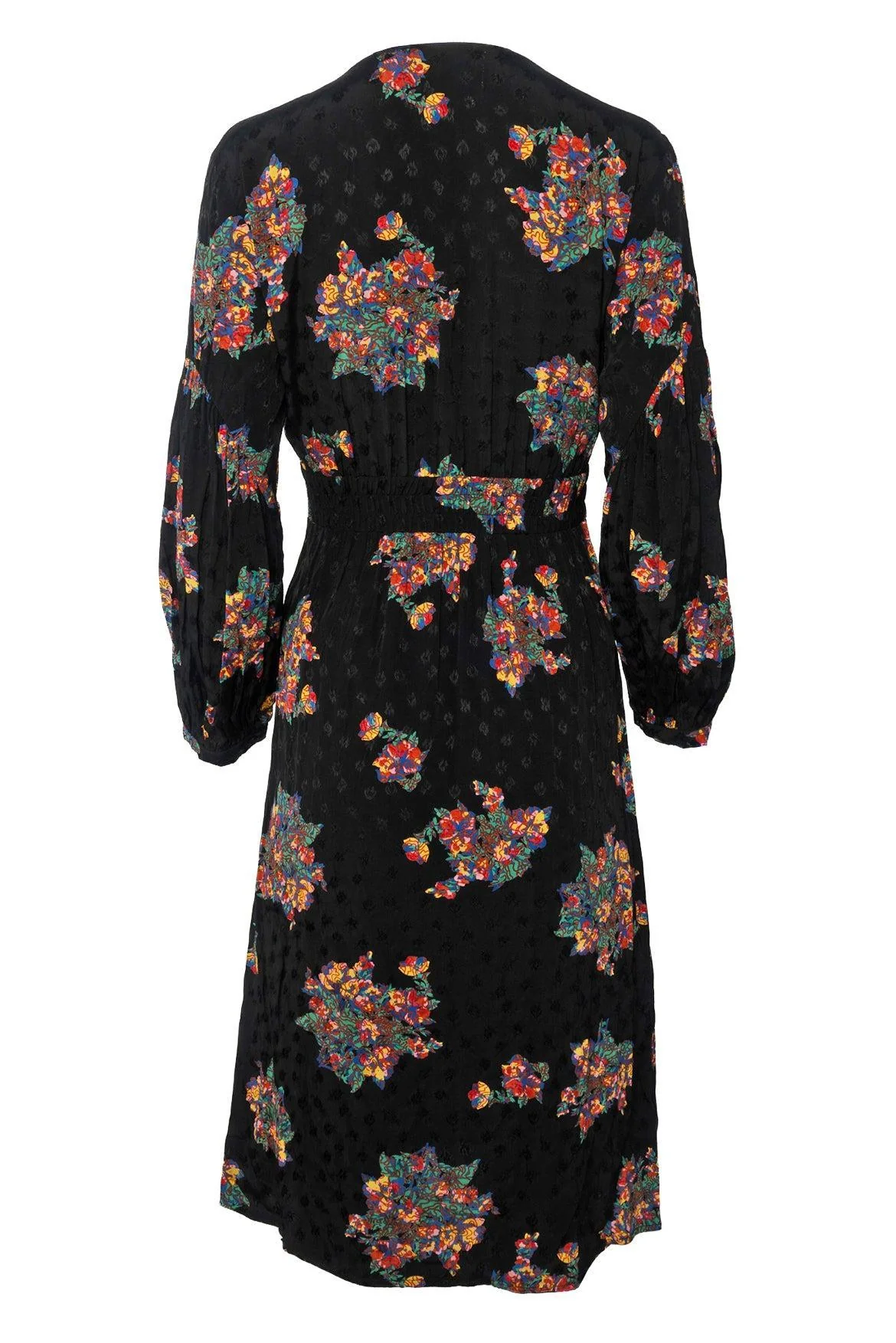 BA&SH Size 1 Printed Midi Dress - Image 3