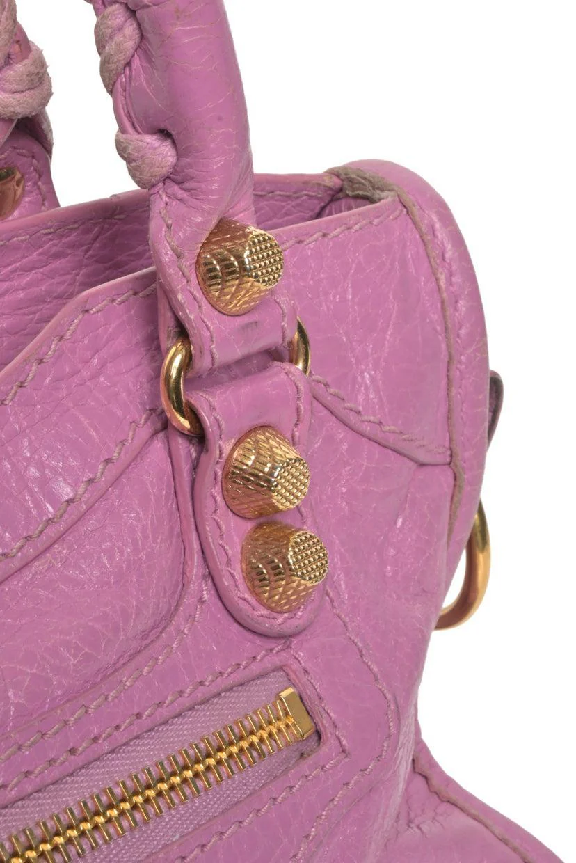 Balenciaga Arena Lambskin Mini City Bag - Image 6