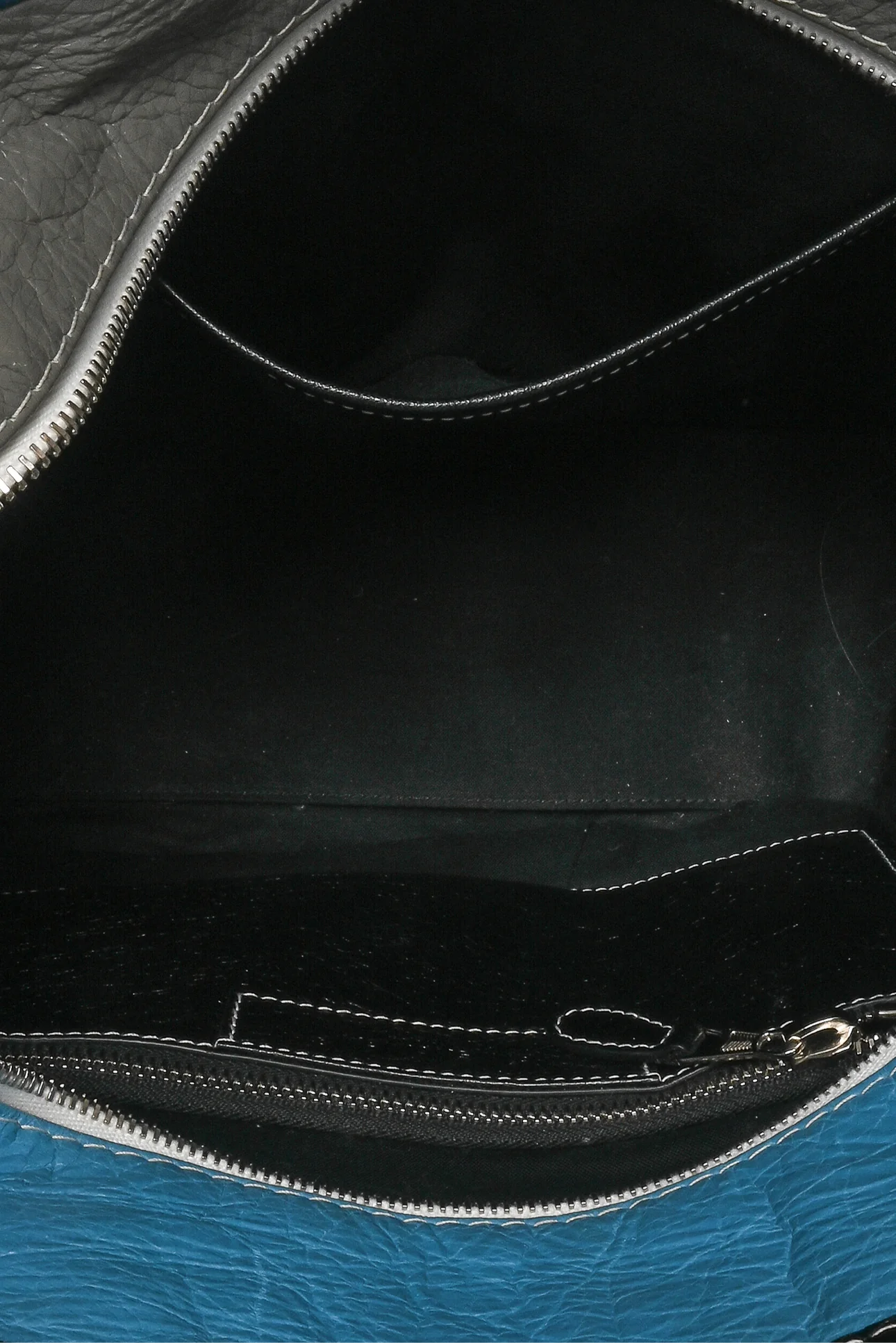 Balenciaga F/W 2017 Striped Lambskin Small Bazar Shopper Tote - Image 9