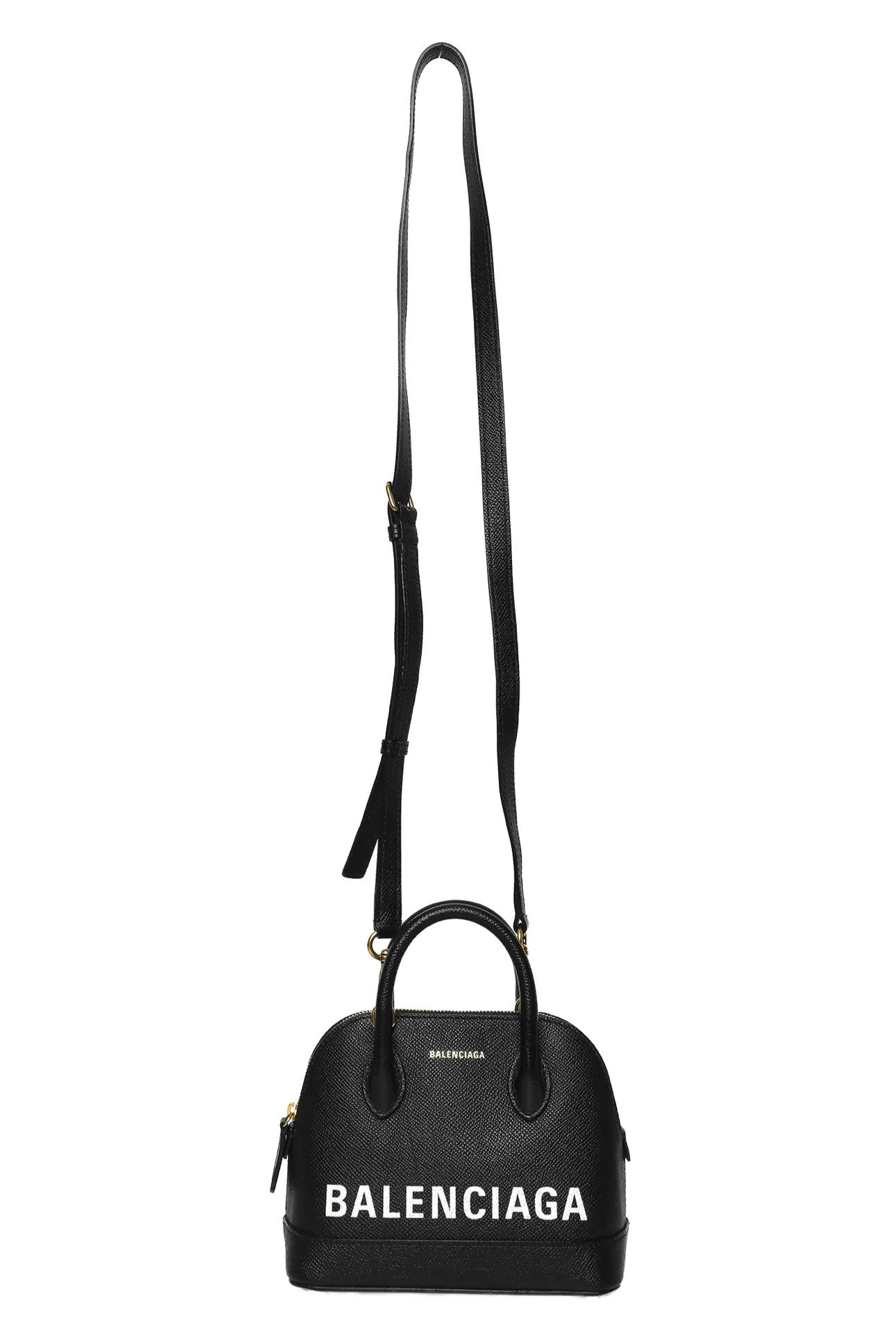 Balenciaga F/W 2018 XXS Ville Logo Top Handle Bag - Image 5