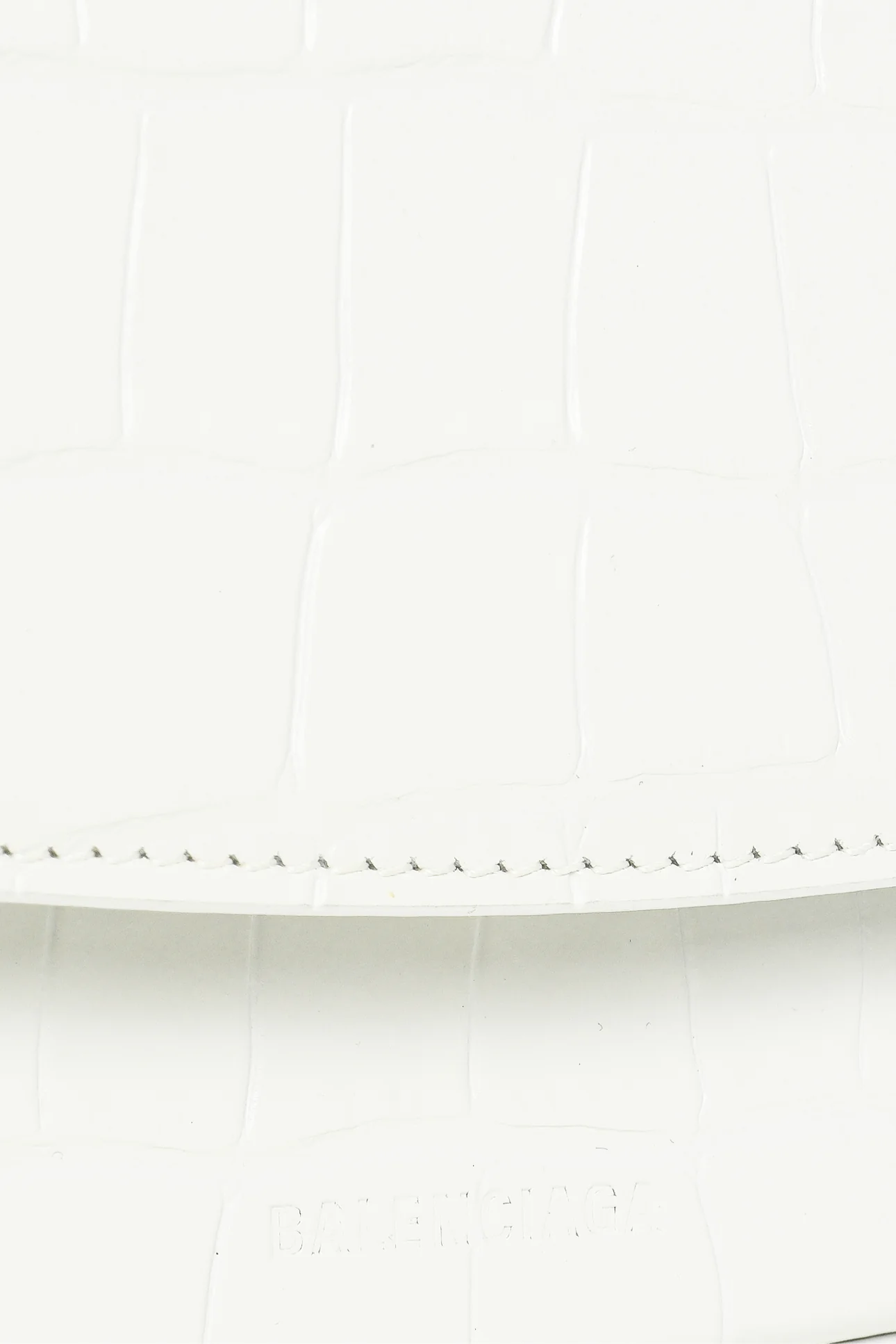 Balenciaga F/W 2020 Croc Embossed Leather Ghost Sling Shoulder Bag - Image 8