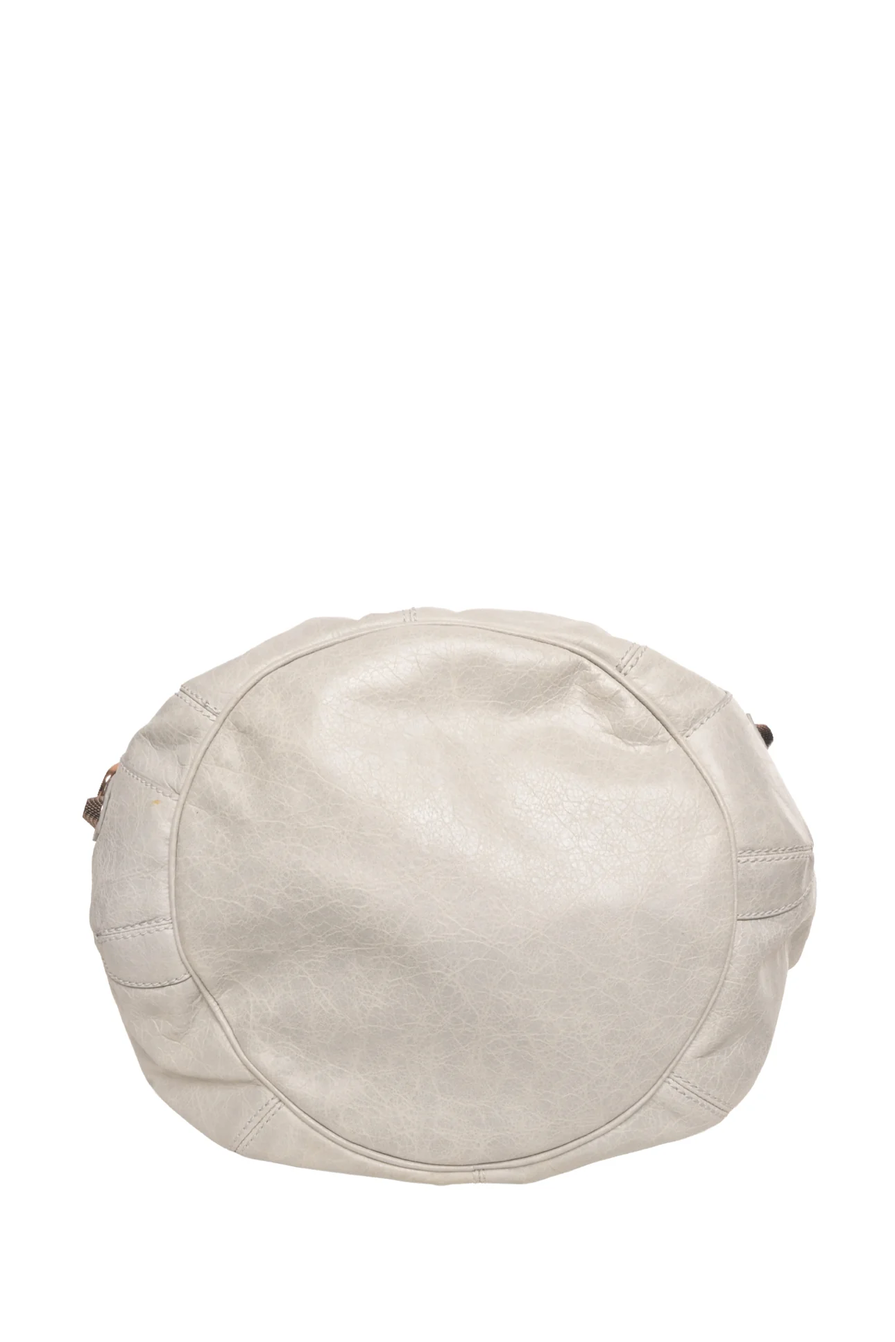 Balenciaga Leather Giant Silver PomPon Bag - Image 4