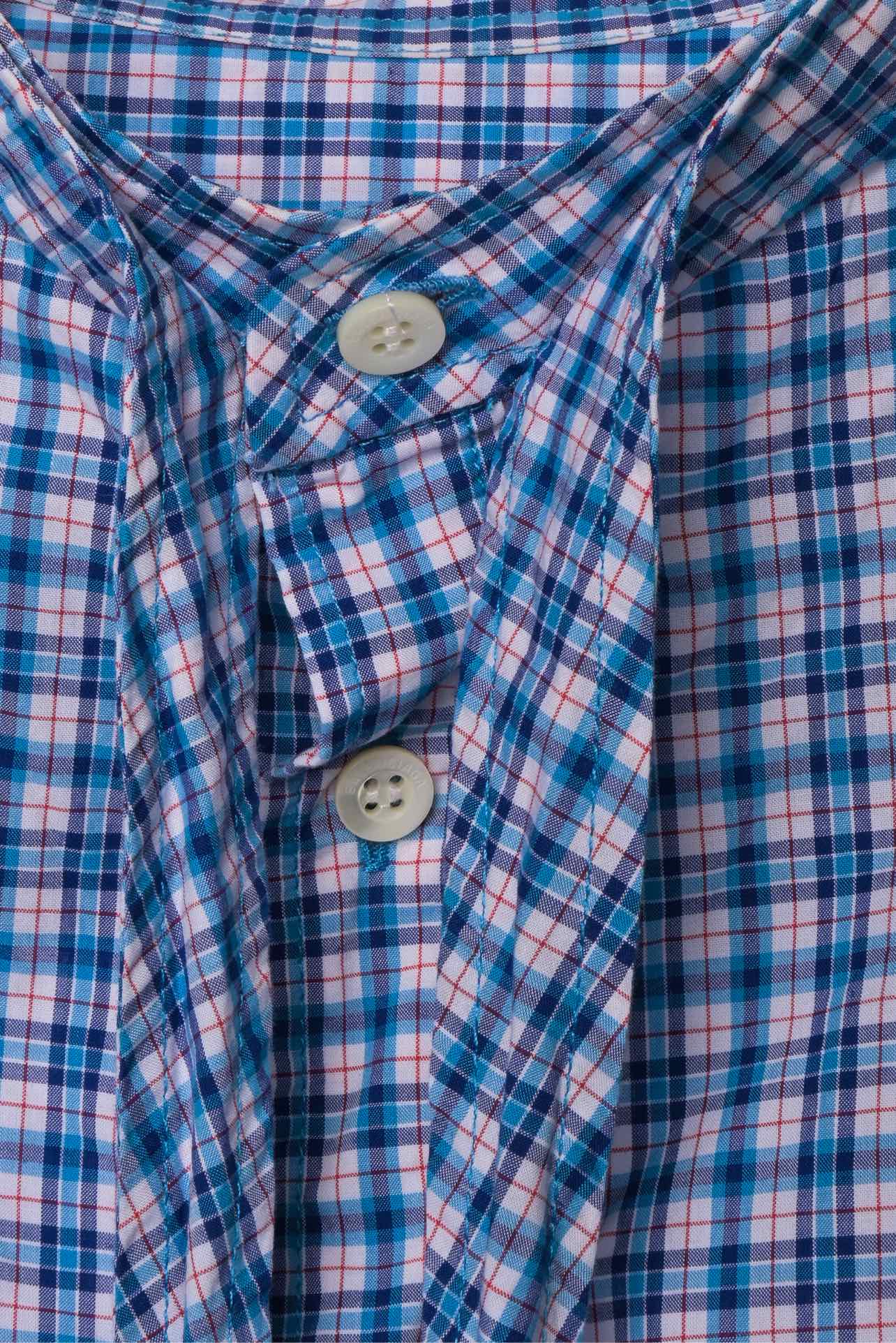 Balenciaga Size 34 2017 Neck Tie Plaid Overshirt - Image 3