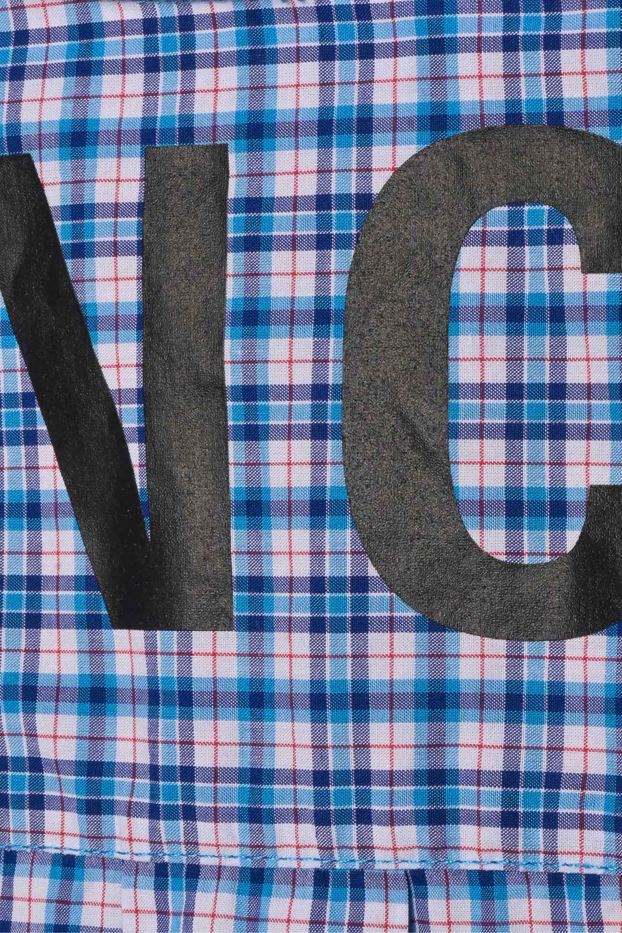 Balenciaga Size 34 2017 Neck Tie Plaid Overshirt - Image 4