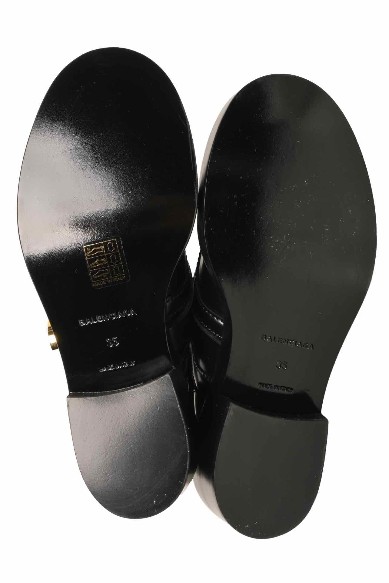 Balenciaga Size 35 Leather Ceinture Ankle Boots - Image 6