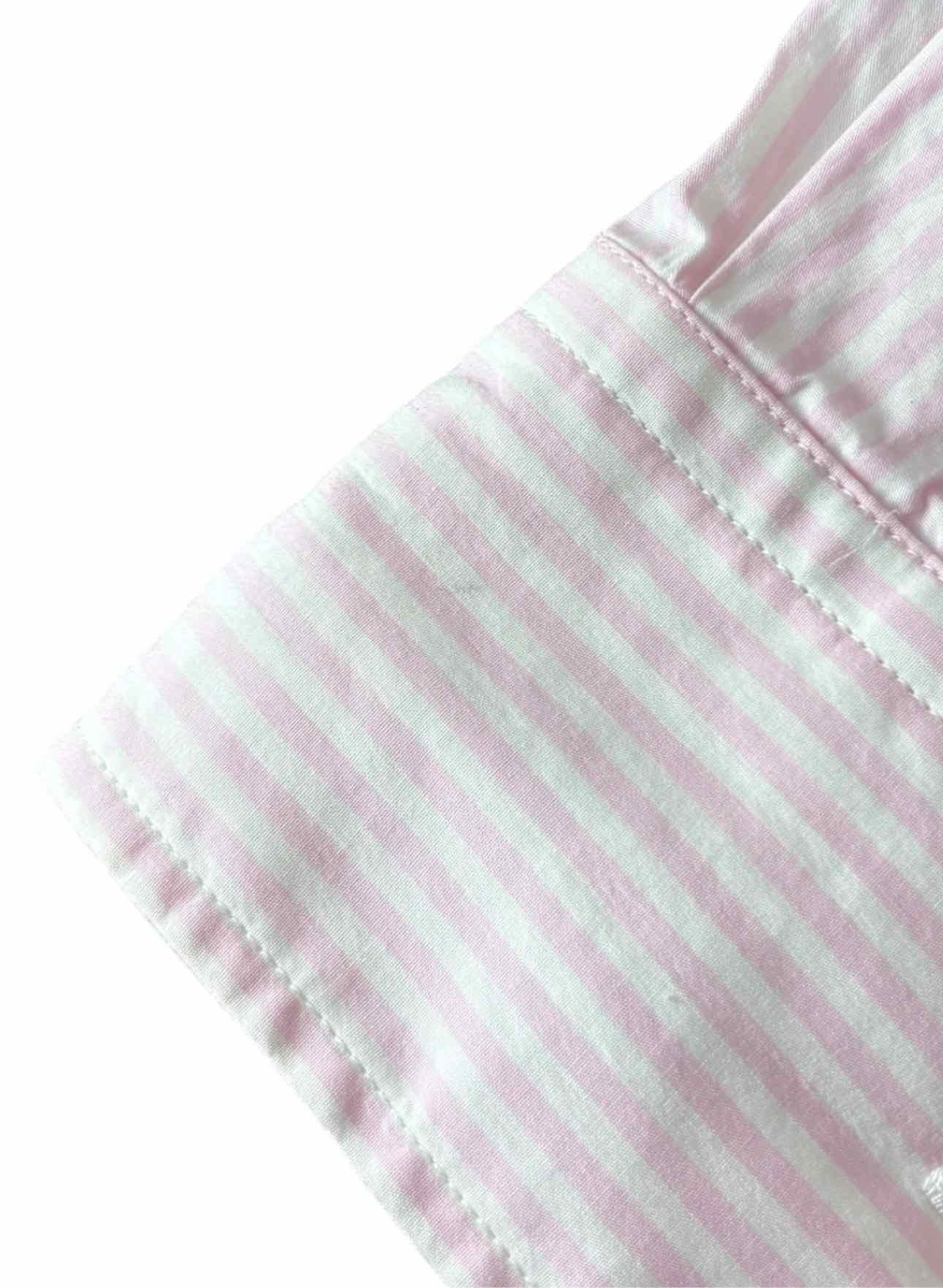 Balenciaga Size 36 2018 Striped Cotton Logo Blouse - Image 5
