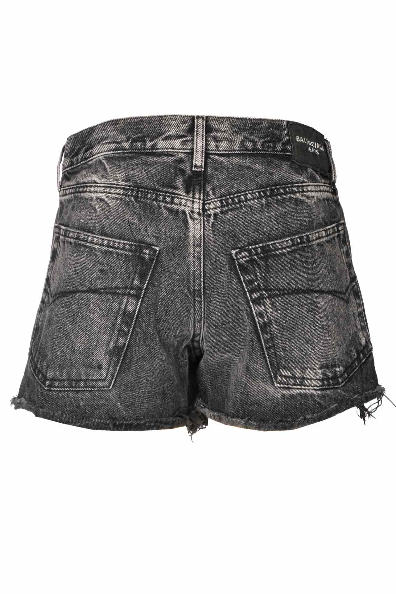 Balenciaga Size 36 2021 Acid Wash Distressed Skort - Image 2