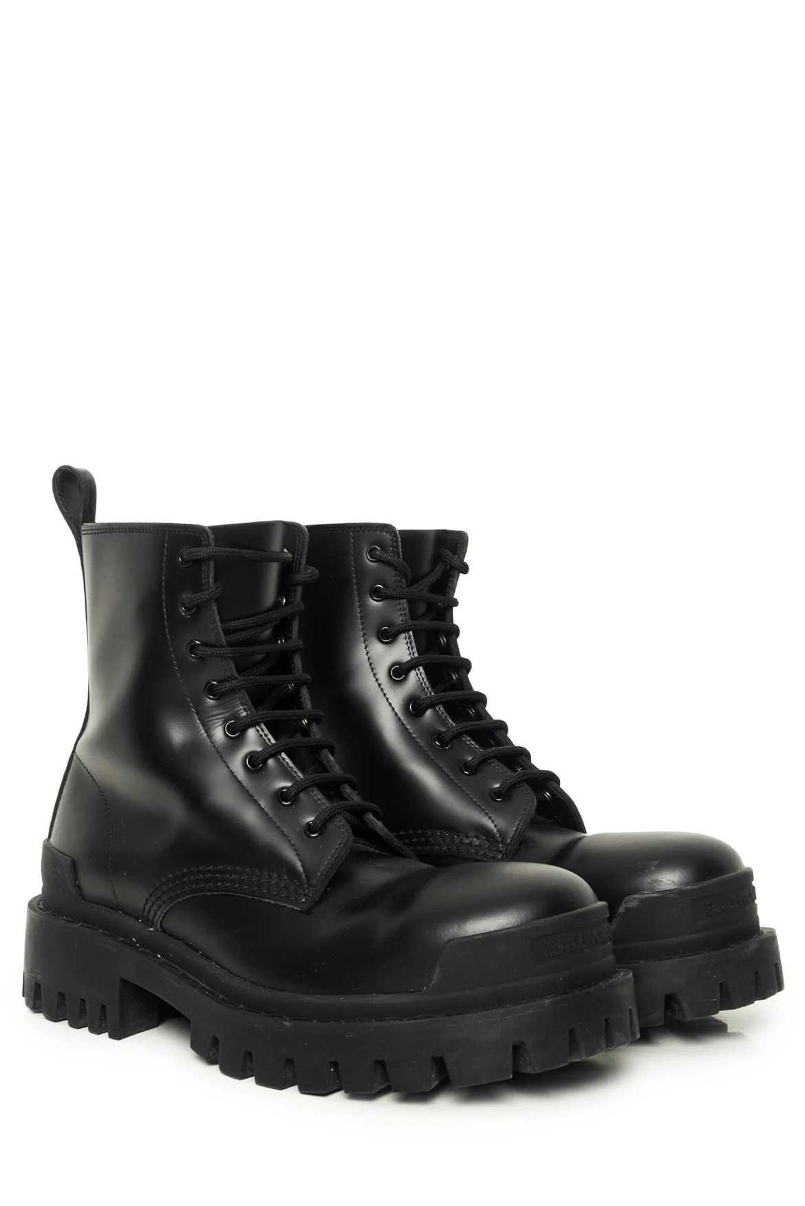 Balenciaga Size 37 Strike Lace-Up Boots - Image 2