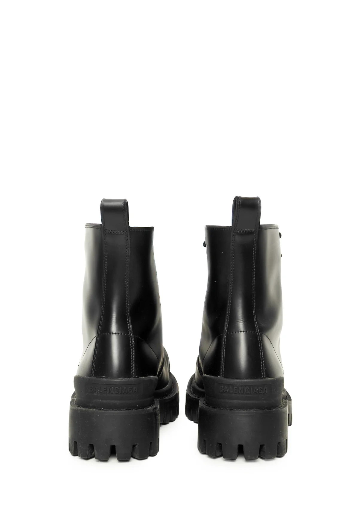 Balenciaga Size 37 Strike Lace-Up Boots - Image 4