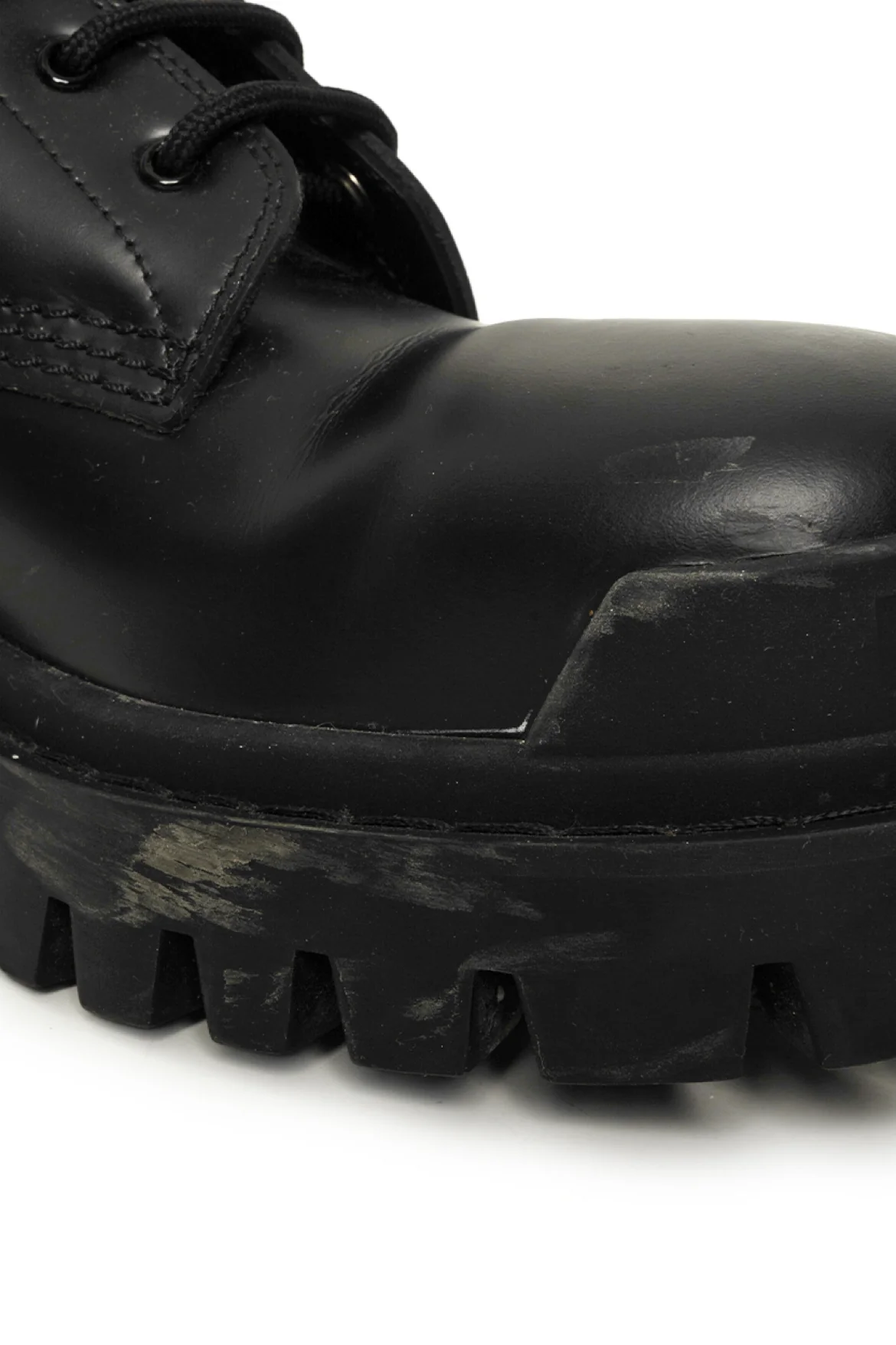 Balenciaga Size 37 Strike Lace-Up Boots - Image 6