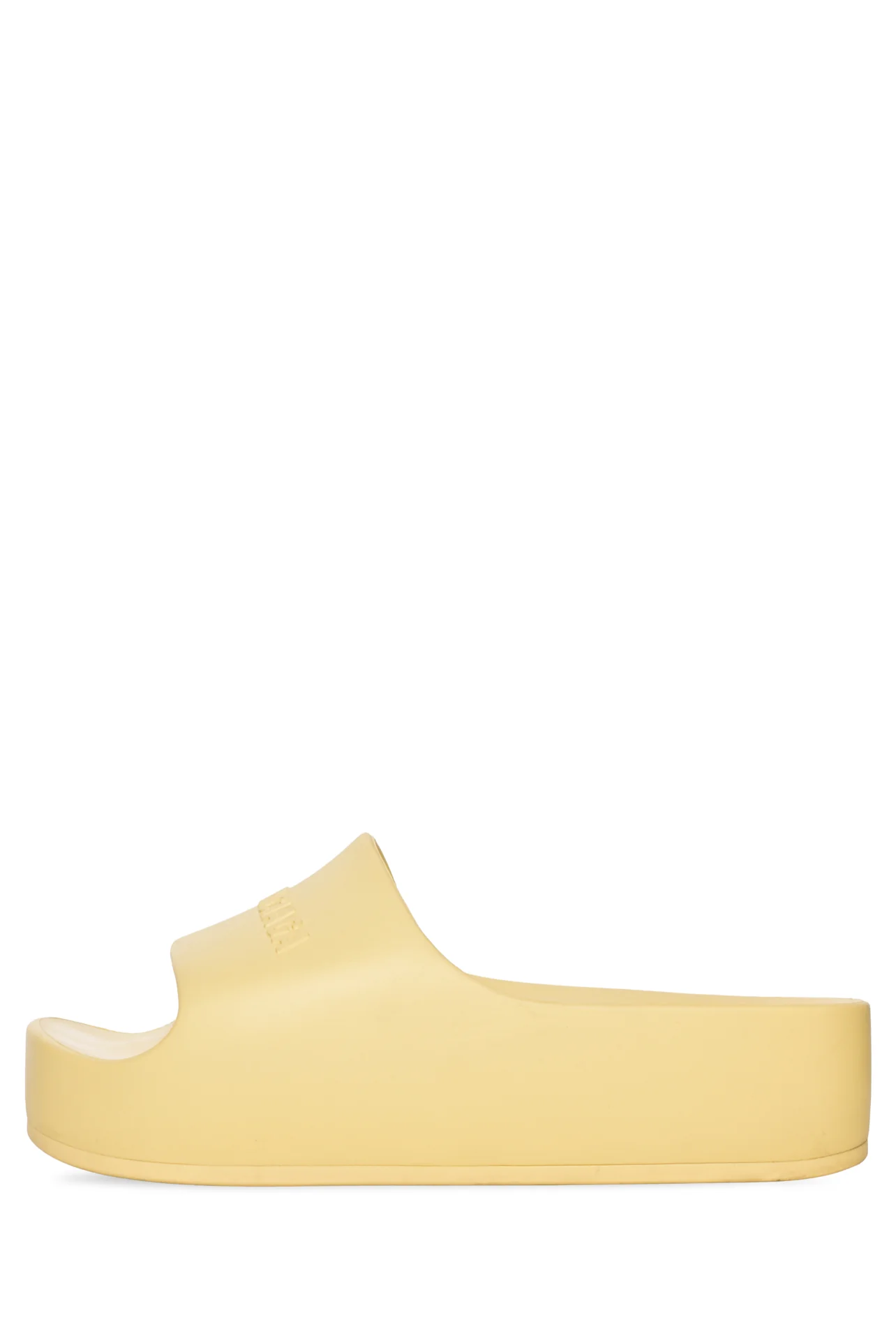 Balenciaga Size 7 Logo Platform Pool Slides - Image 3