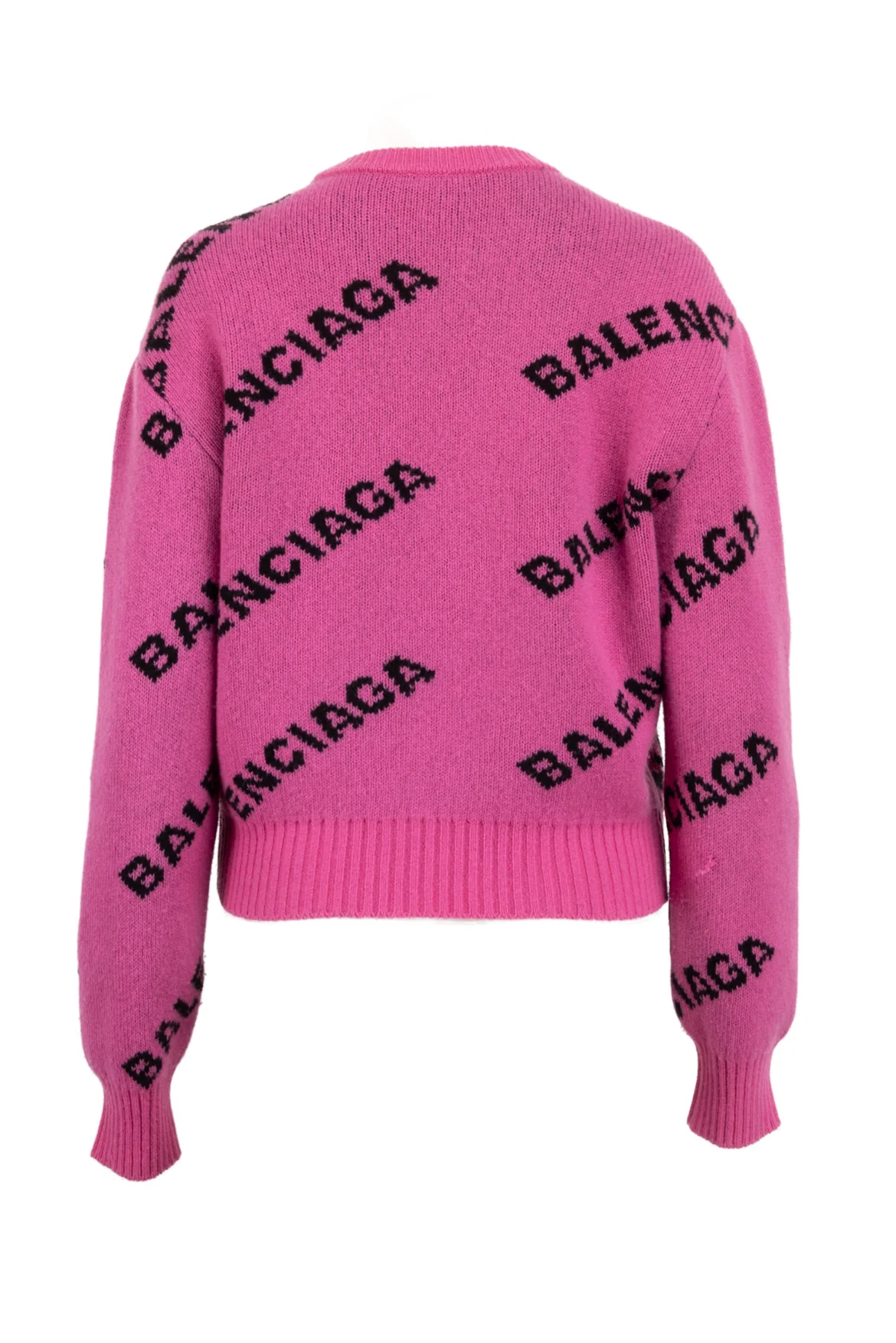 Balenciaga Size S 2019 All Over Logo Sweater - Image 2