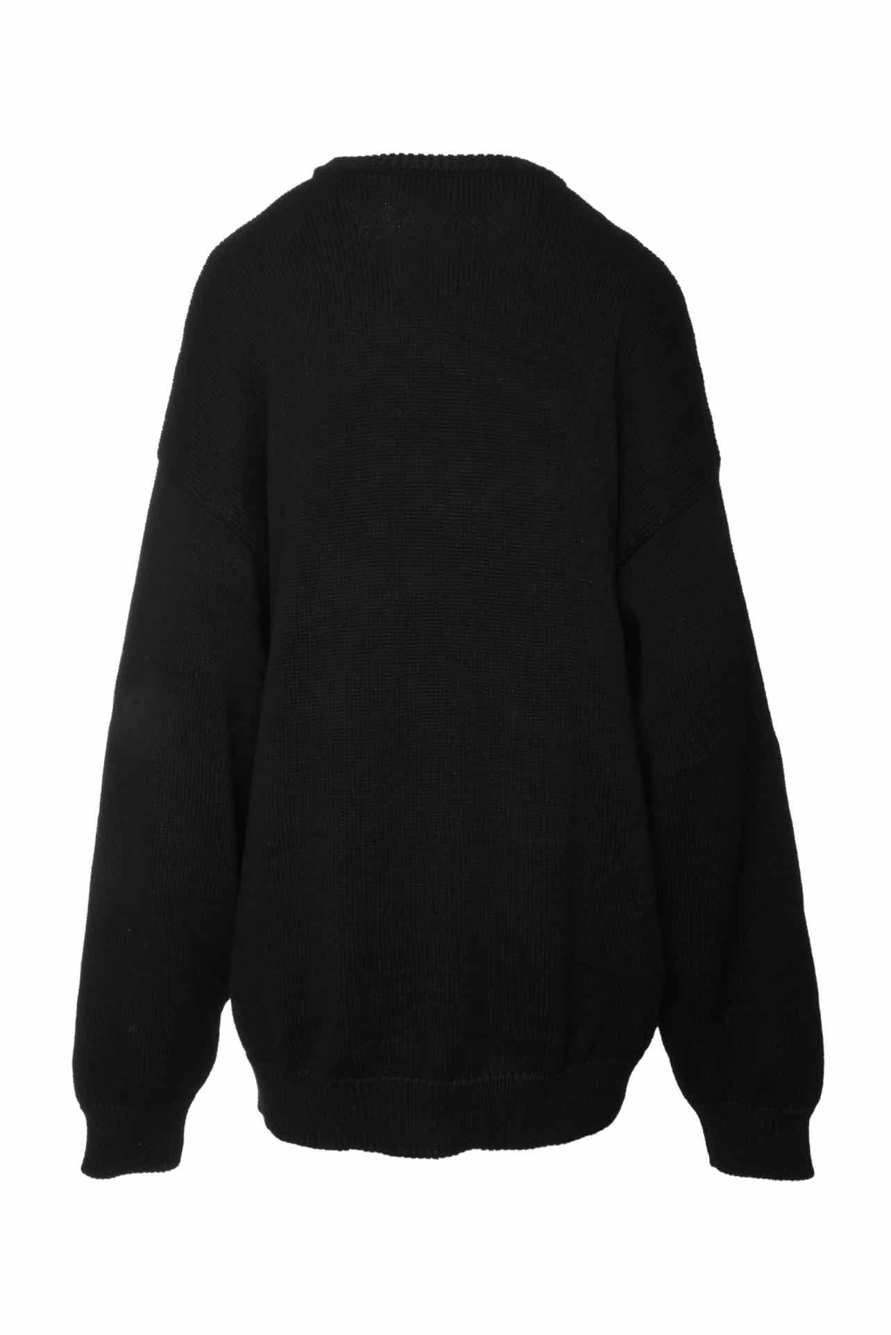 Balenciaga Size S 2022 BB Paris Icon Oversized Knit Sweater - Image 2