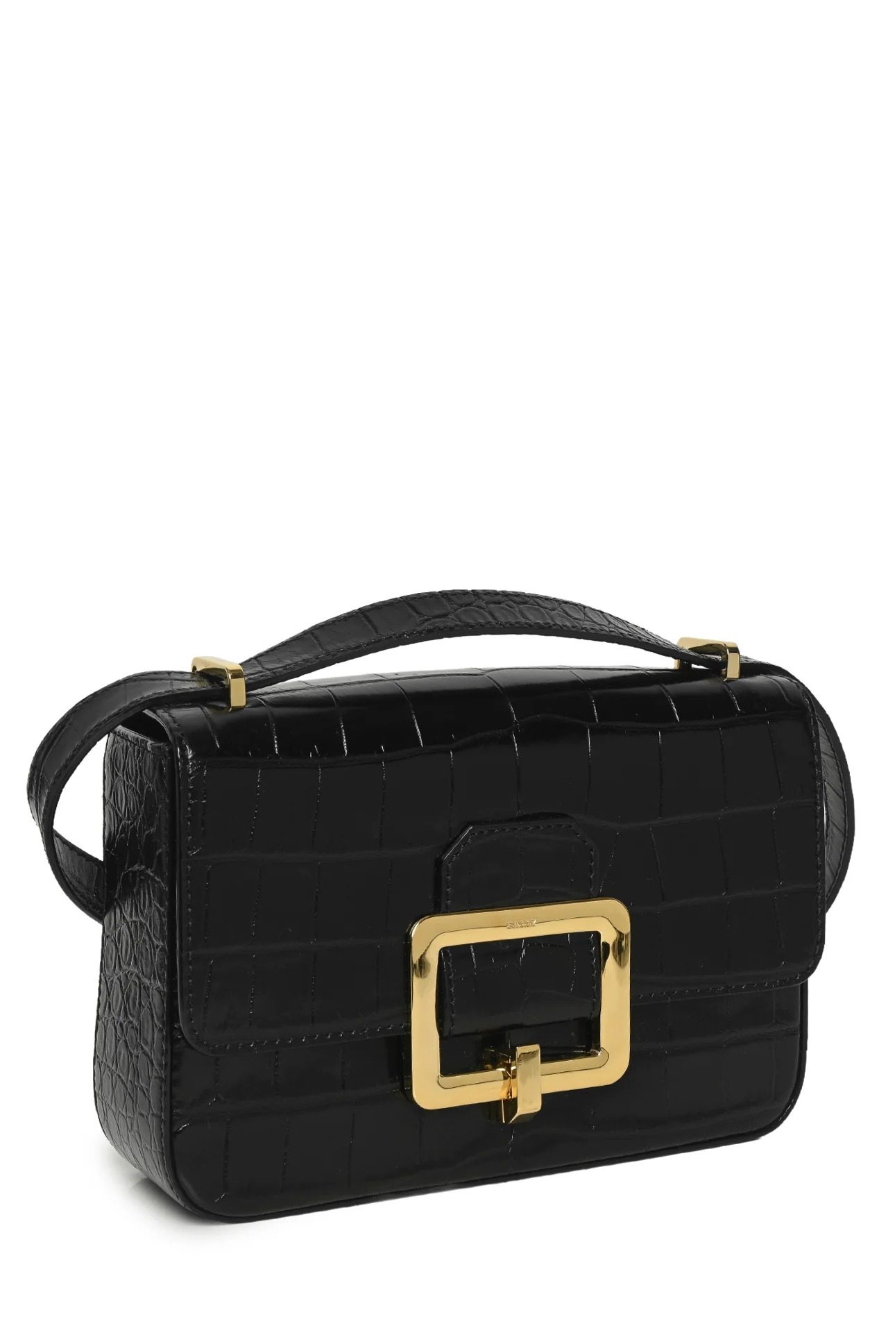 Bally Janelle Croc Embossed Shoulder Bag - Image 2